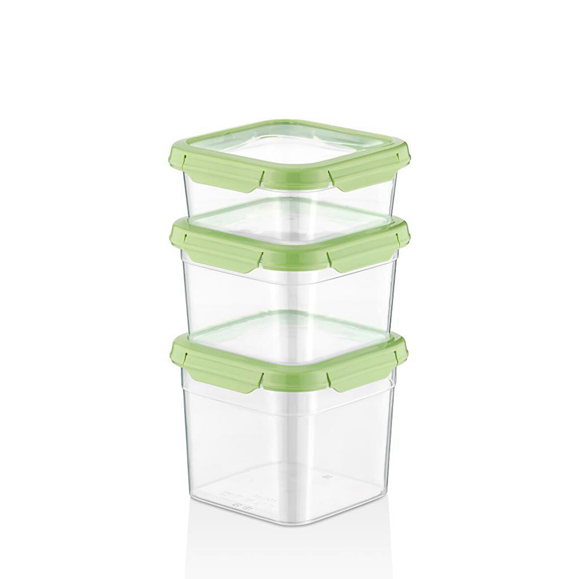 3'Lü Set Loxo Sızdırmaz Saklama Kabı 700 -1000-1500 ML