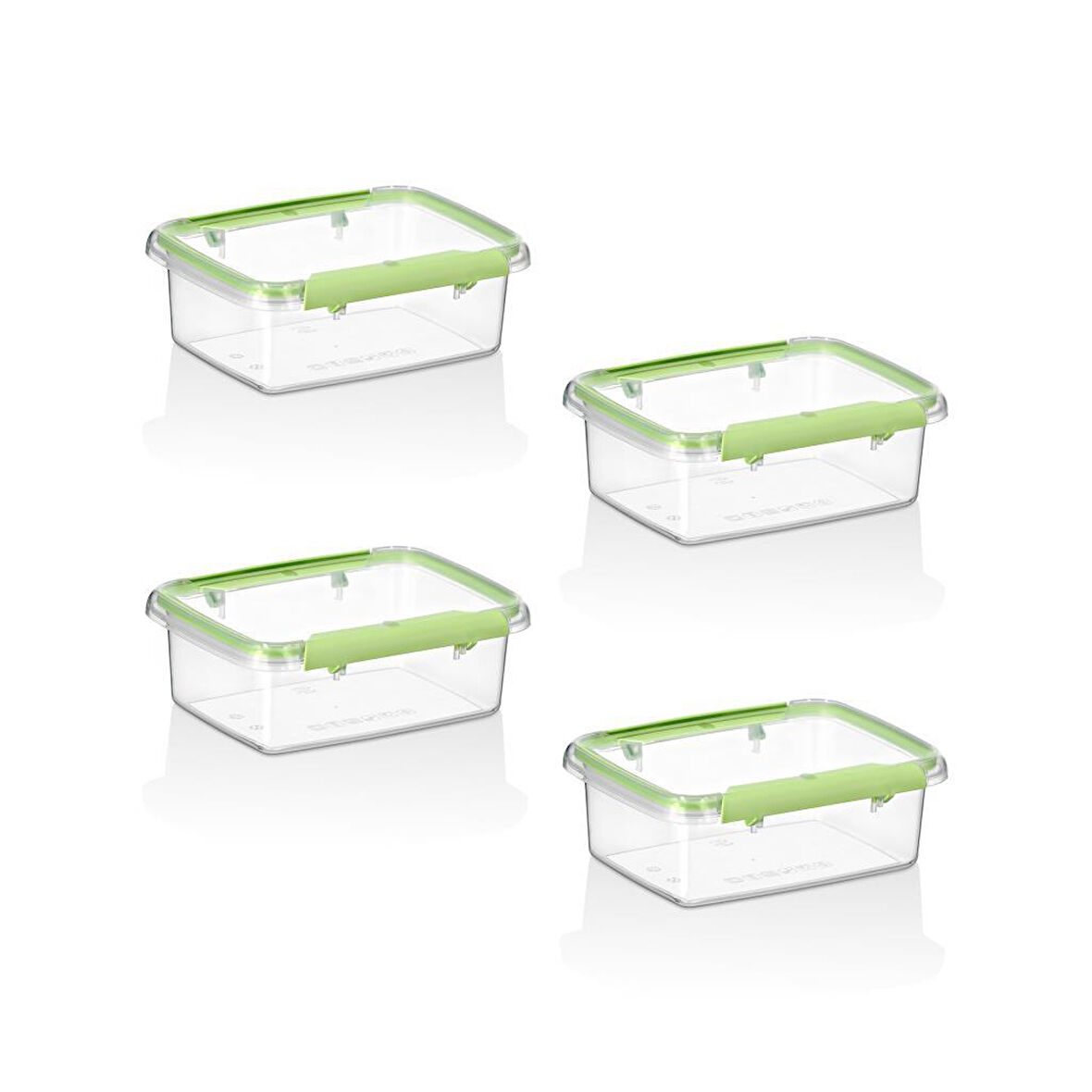 Smartware 4'Lü Set Press - Lock Saklama Kabı 360 ML