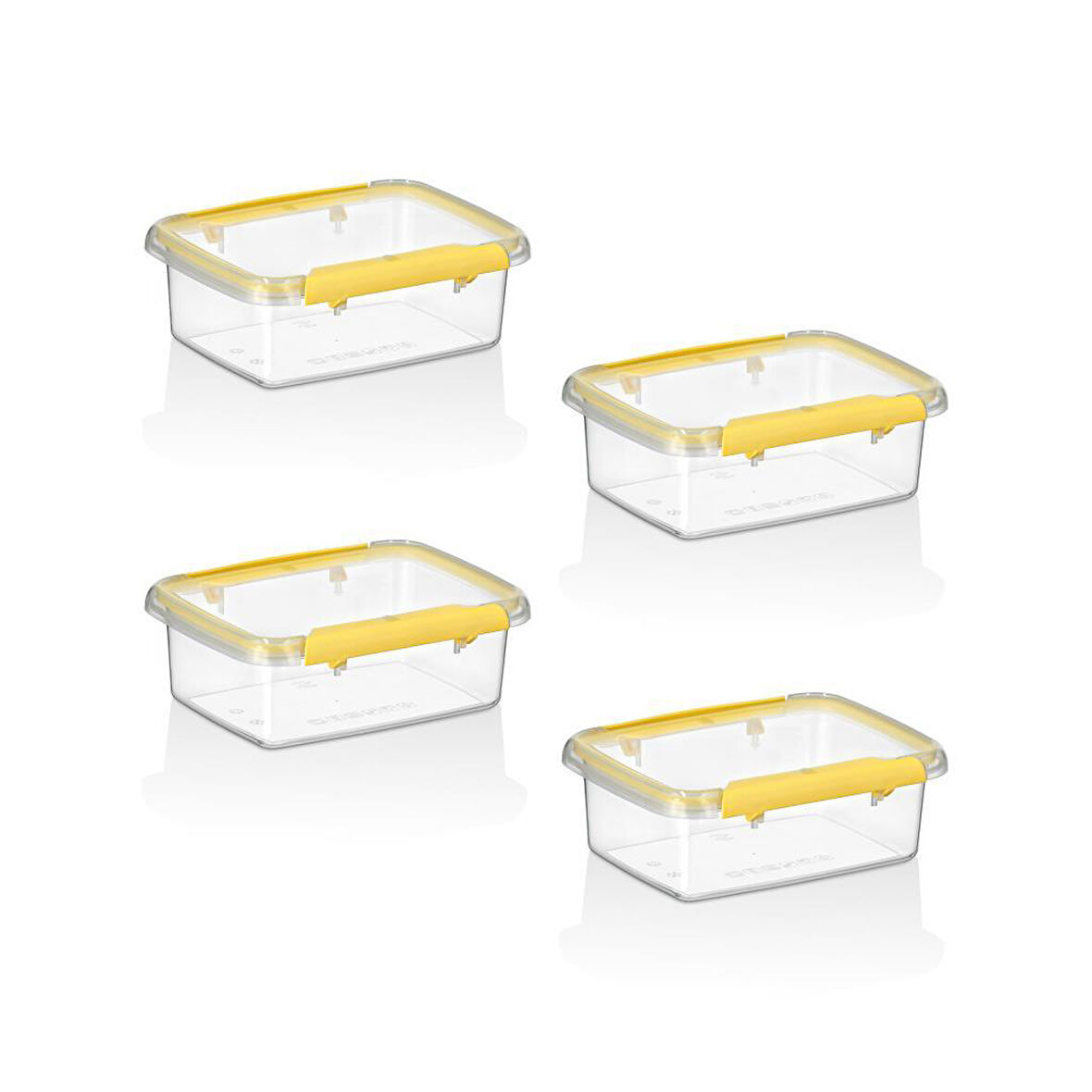 Smartware 4'Lü Set Press - Lock Saklama Kabı 360 ML