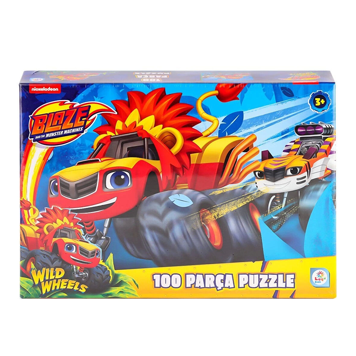 BL0048 Blaze Monster Machines 100 Parça Puzzle -Laçokids