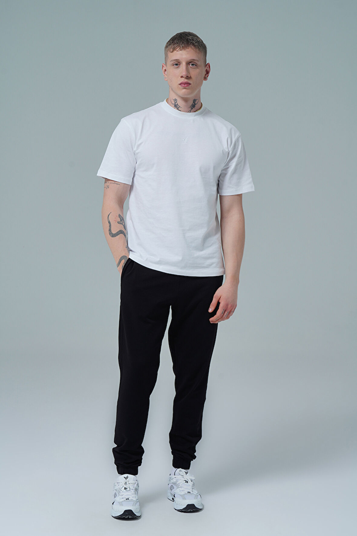 George Phoenix Daily Core - Siyah Rahat Kesim Erkek Jogger Eşofman Altı