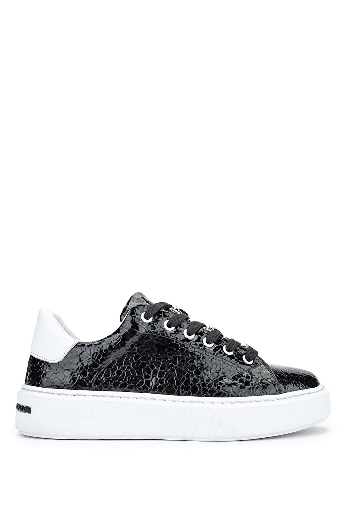 Tamer Tanca Kadın Hakiki Deri Siyah Sneakers & Spor Ayakkabı 1037 1367 BN AYK Y24 SIYAH