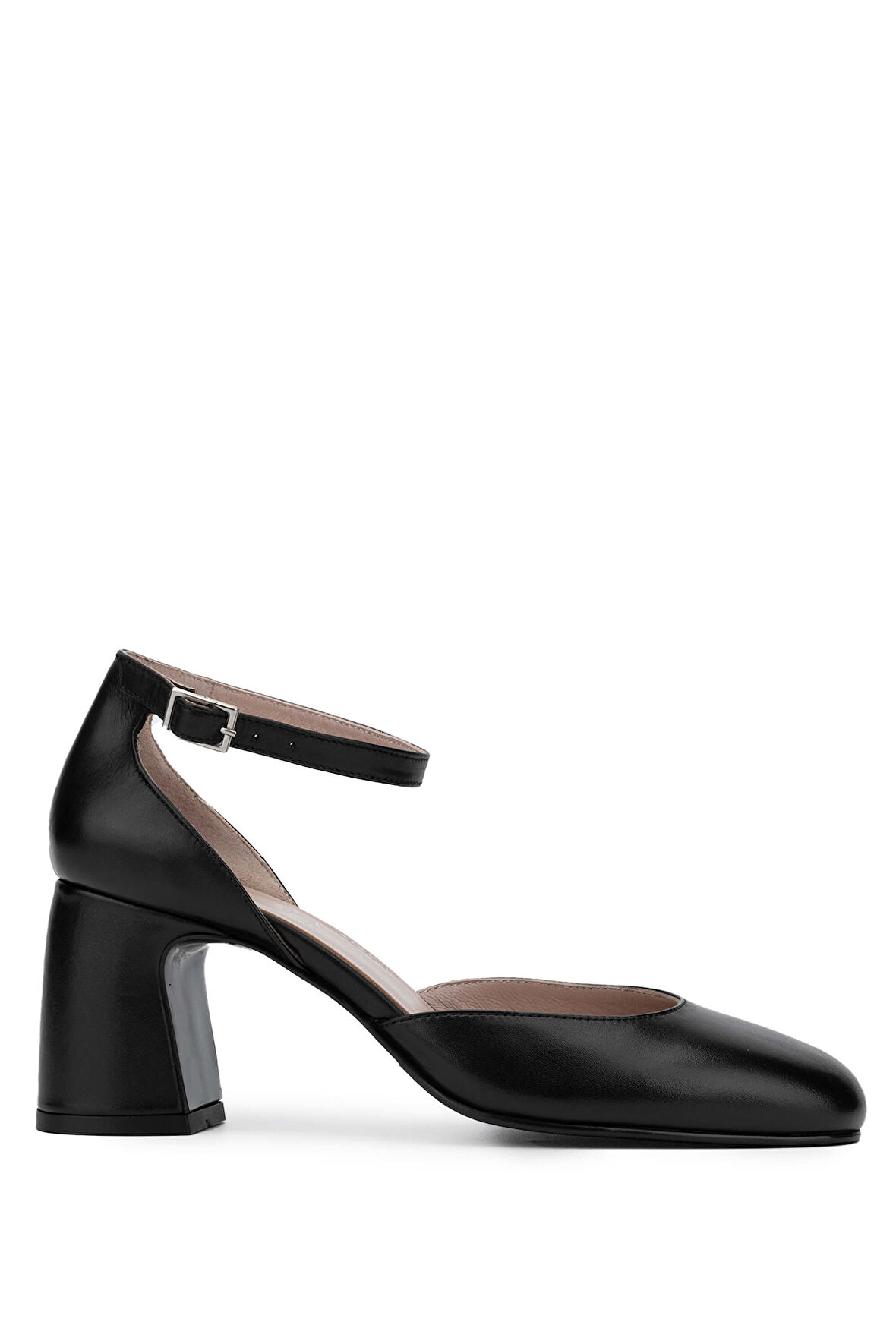 Tamer Tanca Kadın Hakiki Deri Siyah Deri Topuklu Sandalet 33 7658 BN SNDLT Y24 SIYAH DR