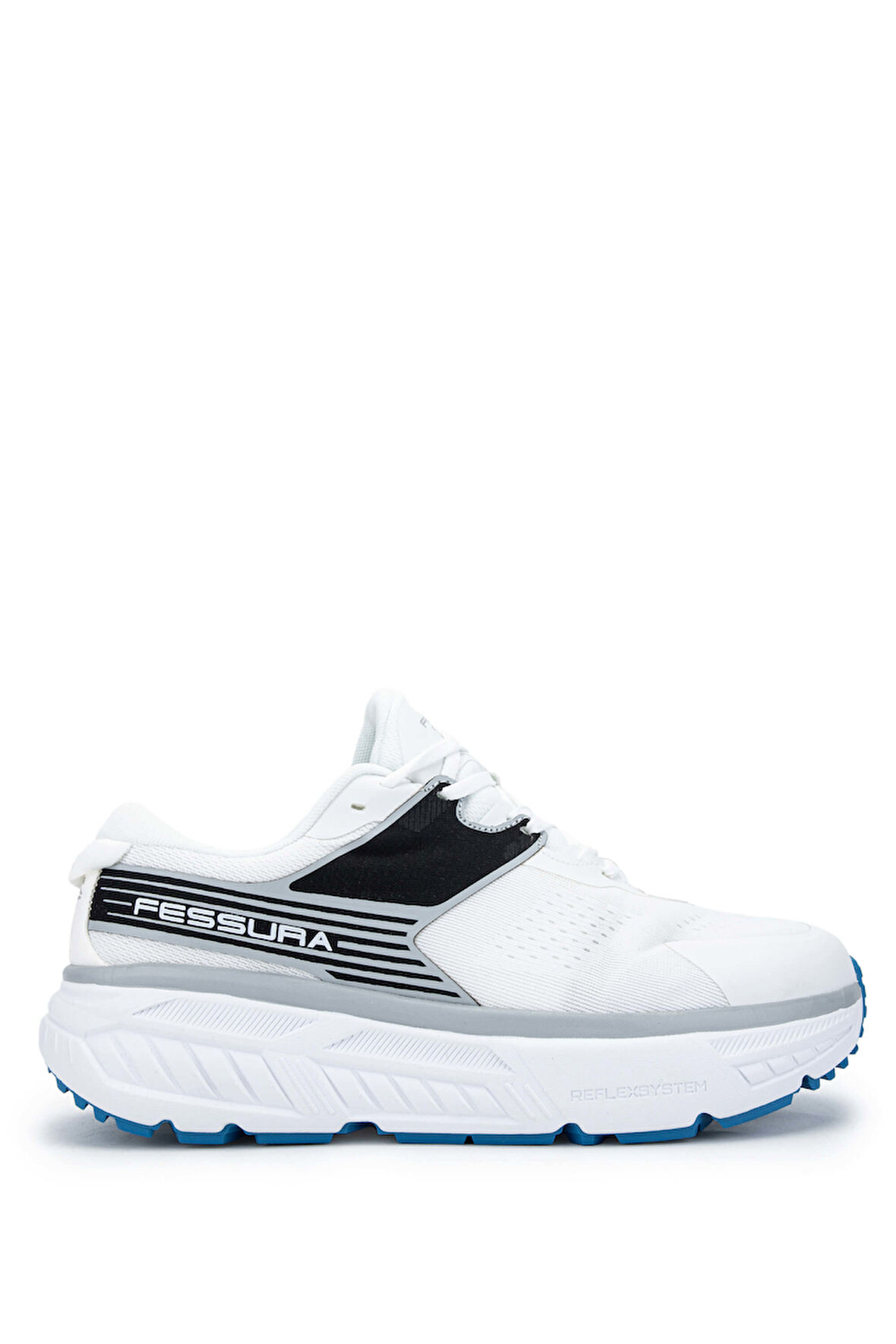 Fessura Erkek Tekstil Beyaz/Siyah Sneakers & Spor Ayakkabı 1001 TRX001 ERK AYK Y24 WHITE/BLACK