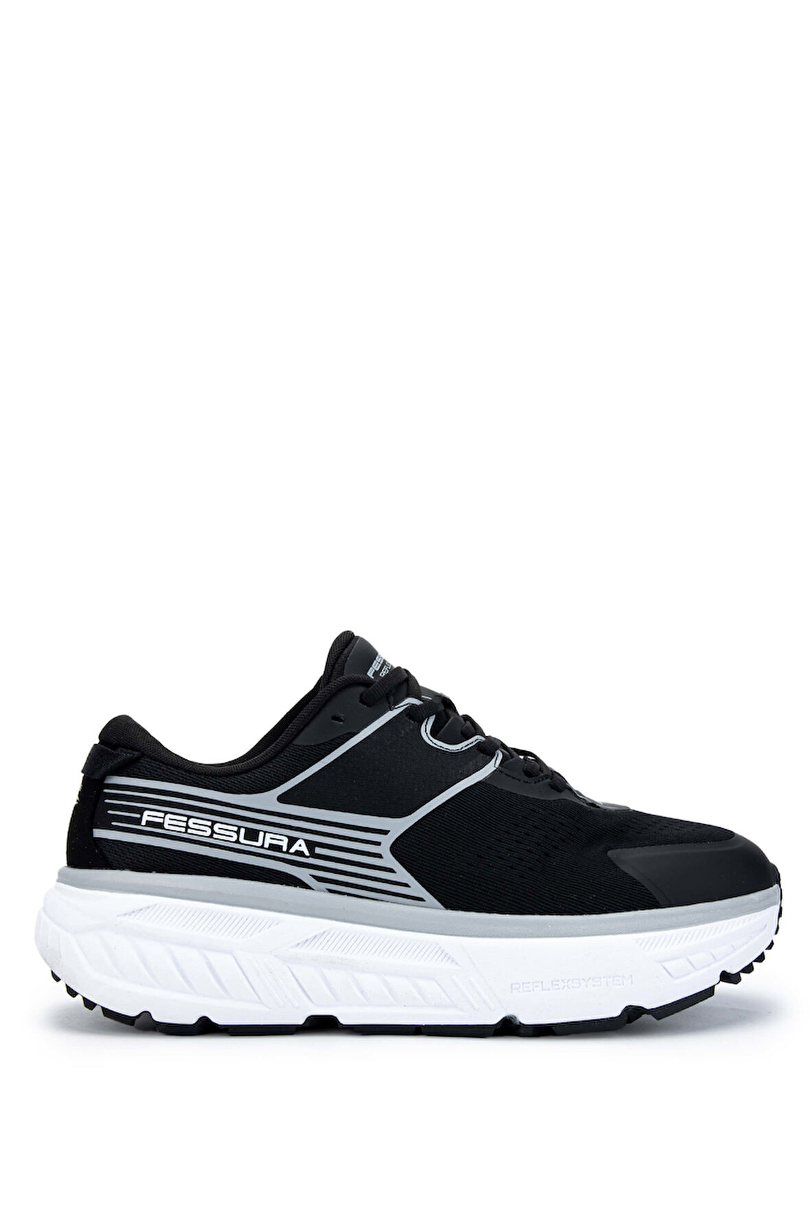 Fessura Erkek Tekstil Siyah/Taş Sneakers & Spor Ayakkabı 1001 TRX001 ERK AYK Y24 BLACK/STONE