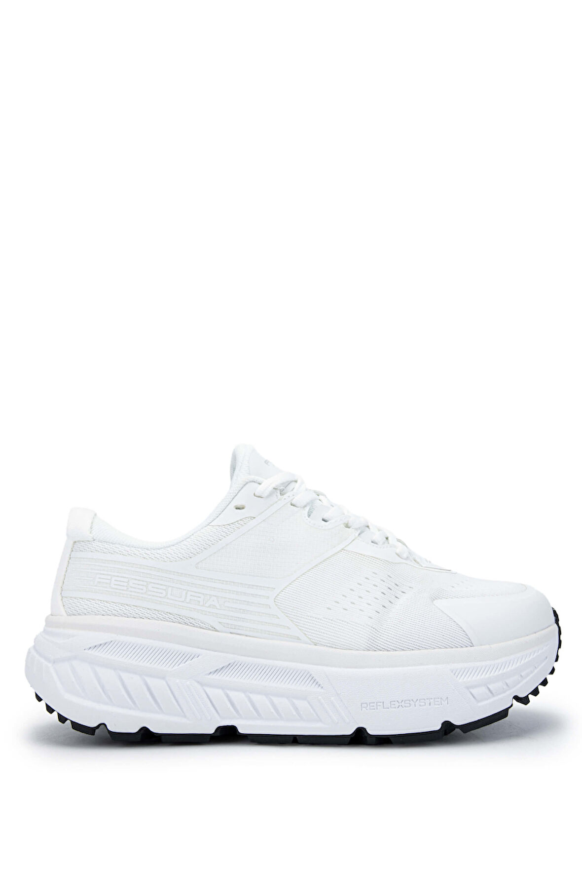 Fessura Kadın Tekstil Beyaz Sneakers & Spor Ayakkabı 1001 TRX001 BN AYK Y24 WHITE/WHITE
