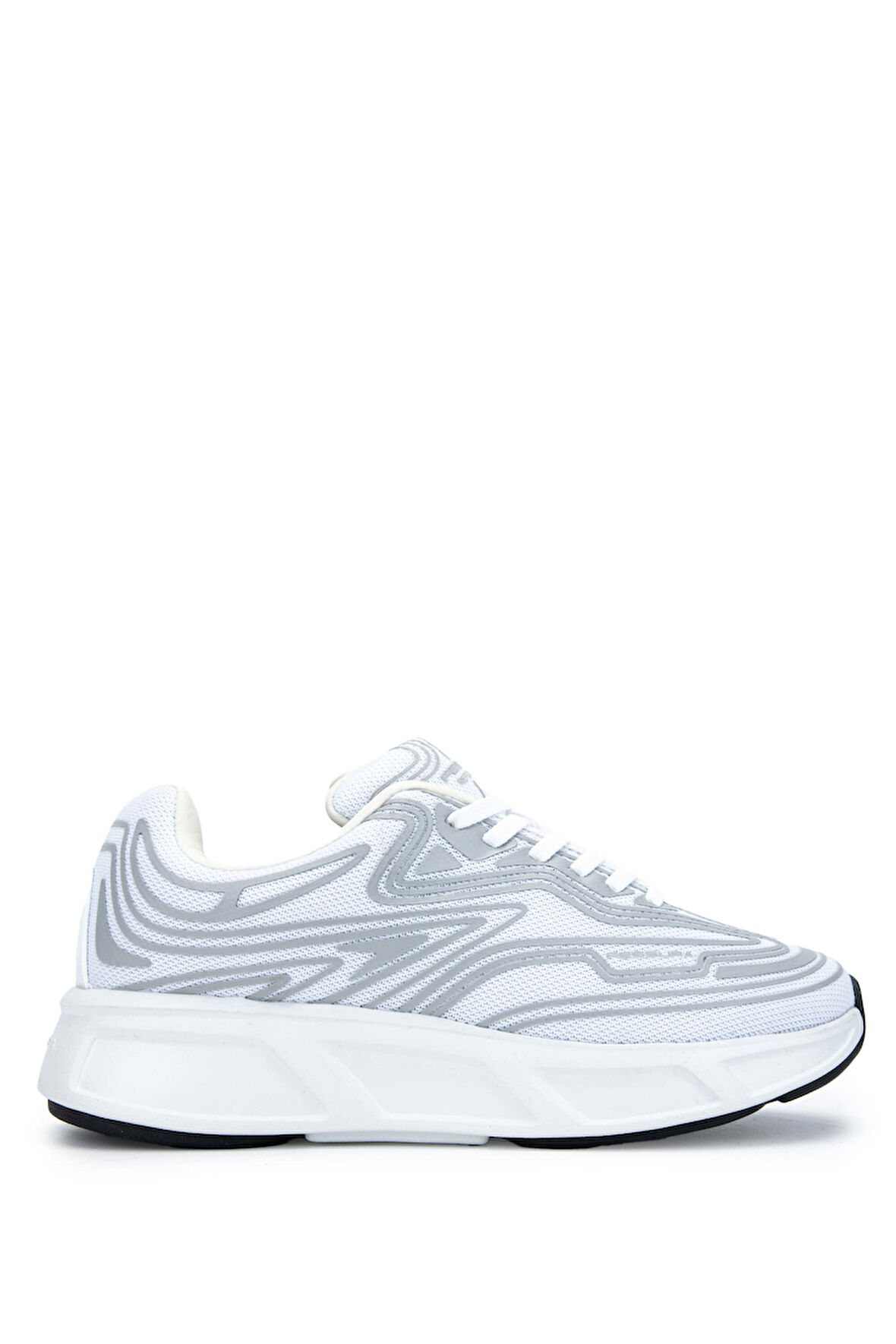 Fessura Kadın Tekstil Beyaz/Buz Beyaz Sneakers & Spor Ayakkabı 1001 REX001 BN AYK Y24 WHITE/ICE