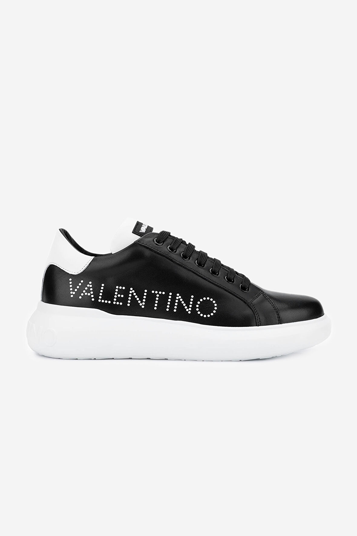 Valmenti İtimi Kadın BLACK/WHITE Hakiki Deri Sneakers & Spor Ayakkabı 1040 95B2302 AYK Y24