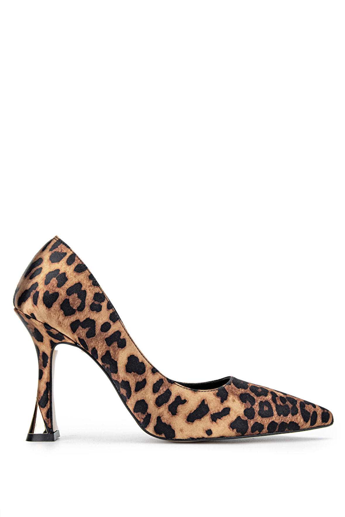 Tamer Tanca Kadın Vegan Leopar Stiletto Ayakkabı 909 9000 BN AYK SK23/24 LEOPAR