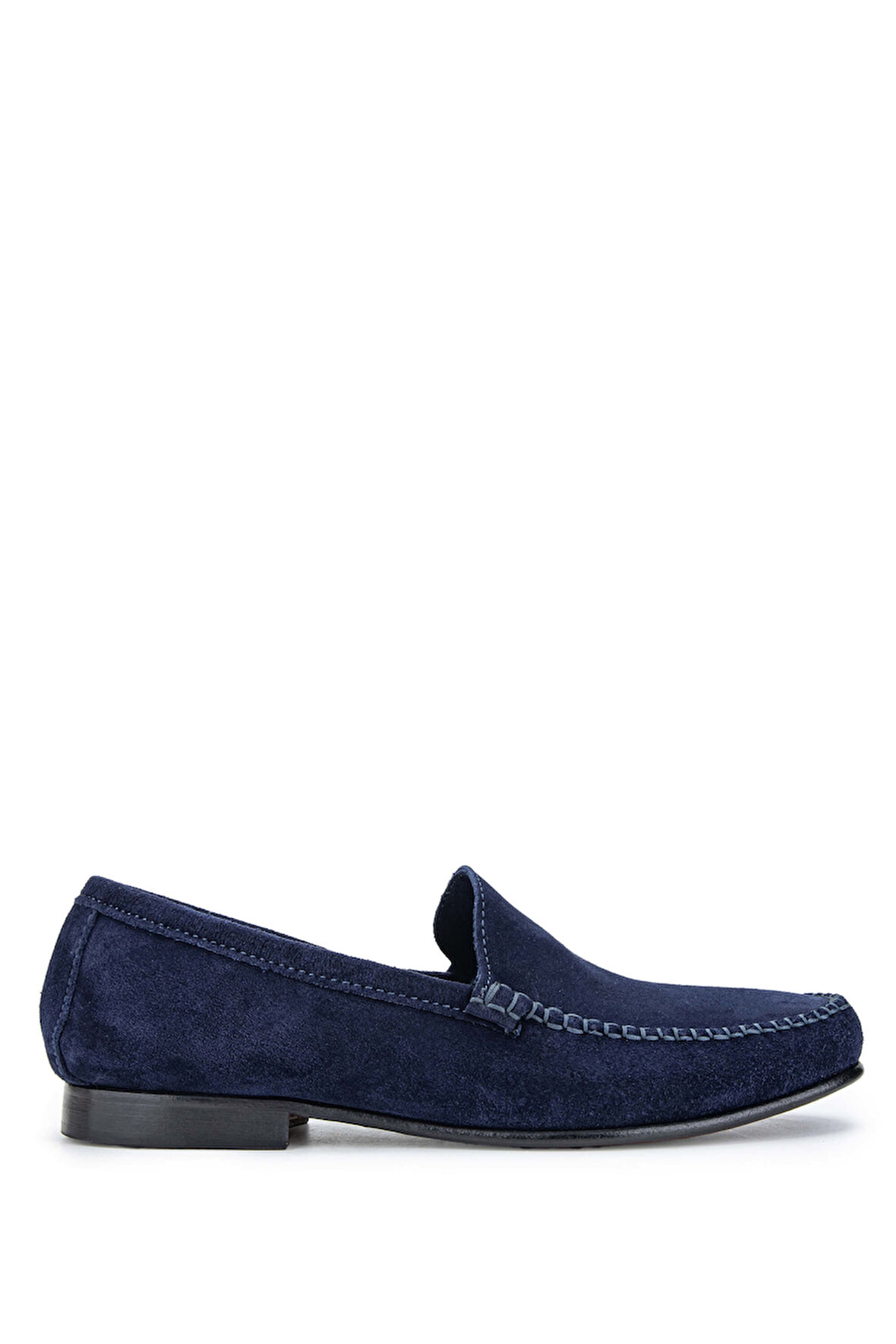 Daniele Lepori Erkek Hakiki Deri Lacivert Süet Loafer Ayakkabı 1018 01 ERK AYK Y24 BLU SUEDE