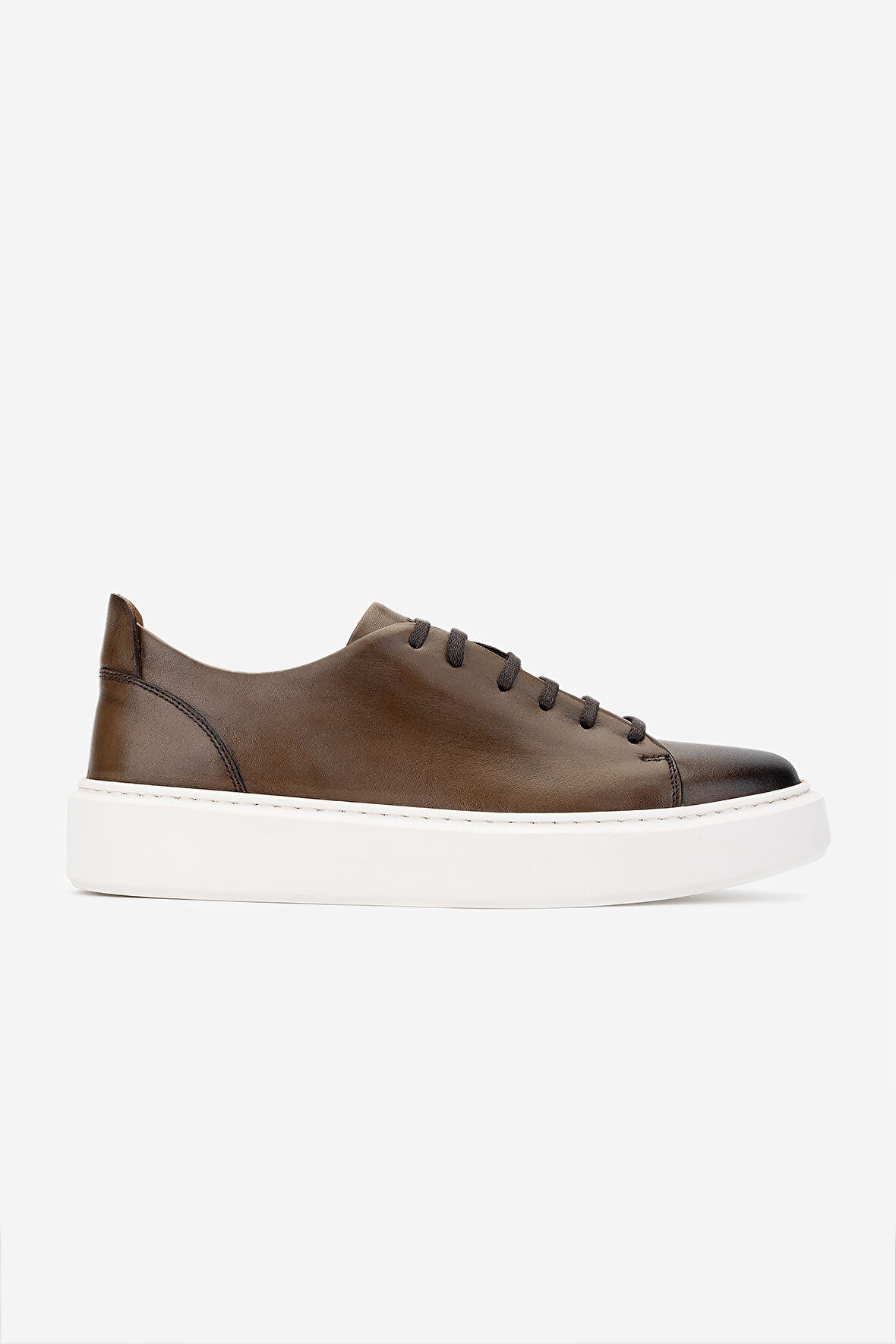 Valmenti Erkek Hakiki Deri Ceviz Sneakers & Spor Ayakkabı 537 3444 ERK AYK Y24 CEVIZ FNSJ