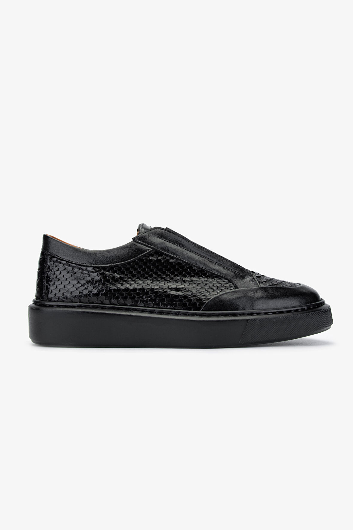 Valmenti Erkek Hakiki Deri Siyah Sneakers & Spor Ayakkabı 537 3446 ERK AYK Y24 SIYAH YLN