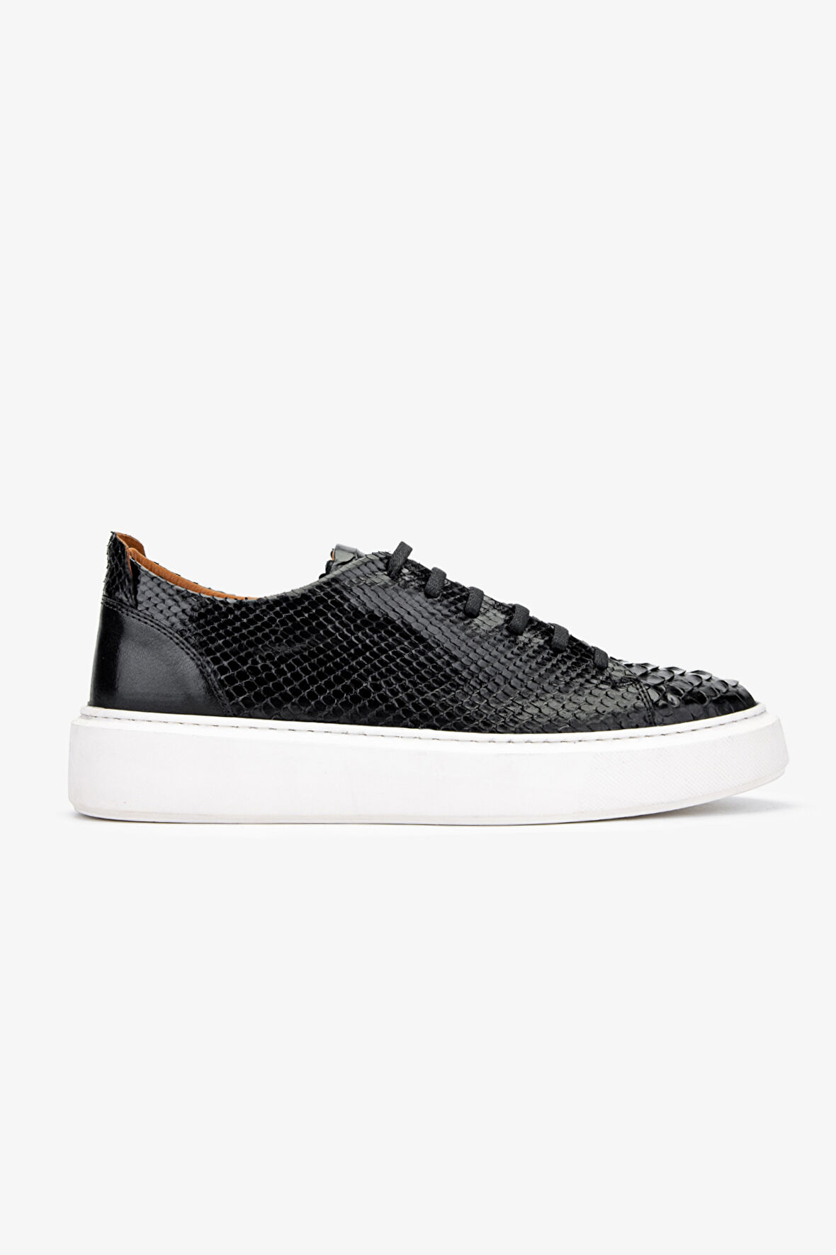 Valmenti Erkek Hakiki Deri Siyah Sneakers & Spor Ayakkabı 537 3442 ERK AYK Y24 SIYAH YLN