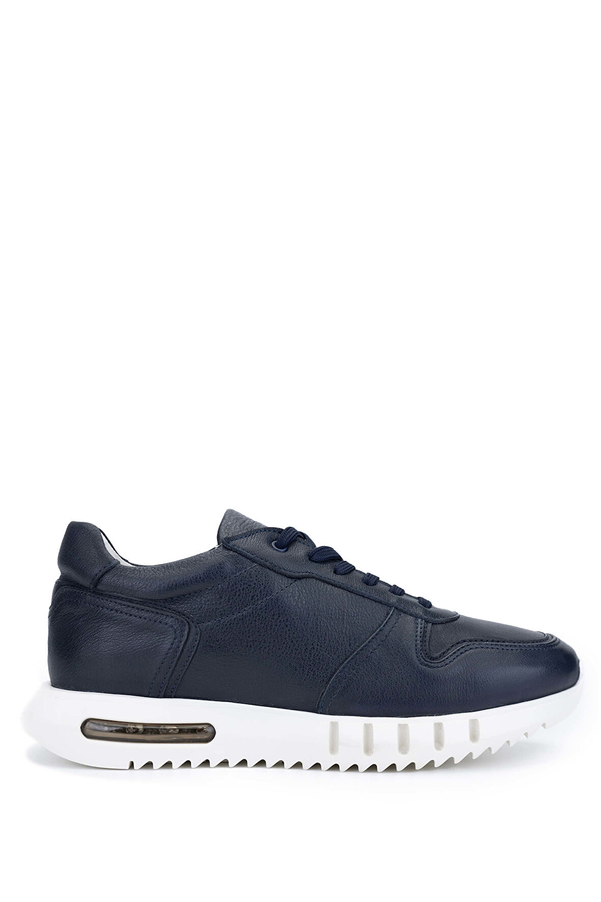 Tamer Tanca Erkek Hakiki Deri Lacivert Sneakers & Spor Ayakkabı 285 T3246 ERK AYK Y22 LACI DR
