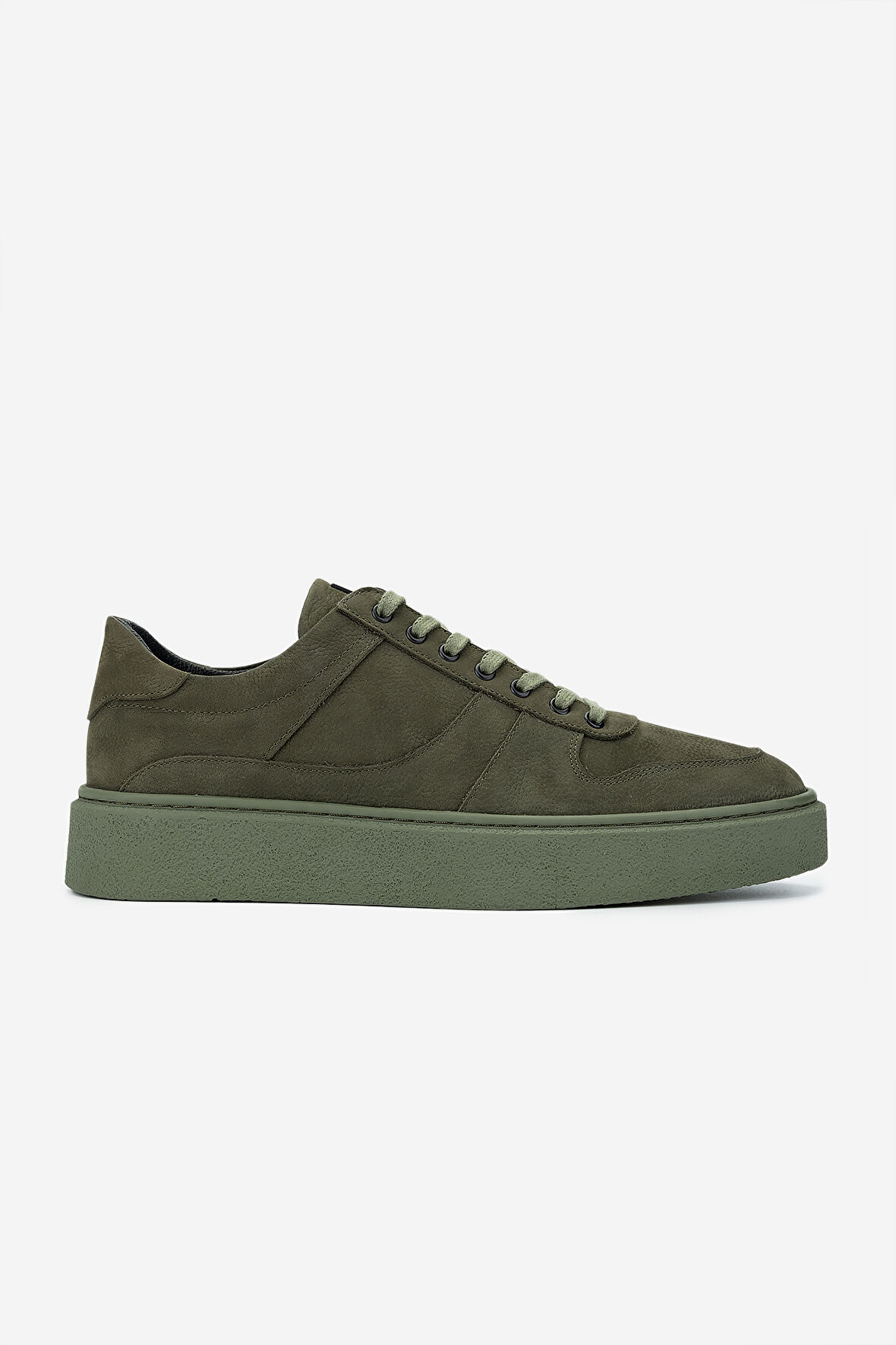 Valmenti Erkek Hakiki Deri Yeşil Sneakers & Spor Ayakkabı 352 21217 ERK AYK SK24-25 HAKI NBK