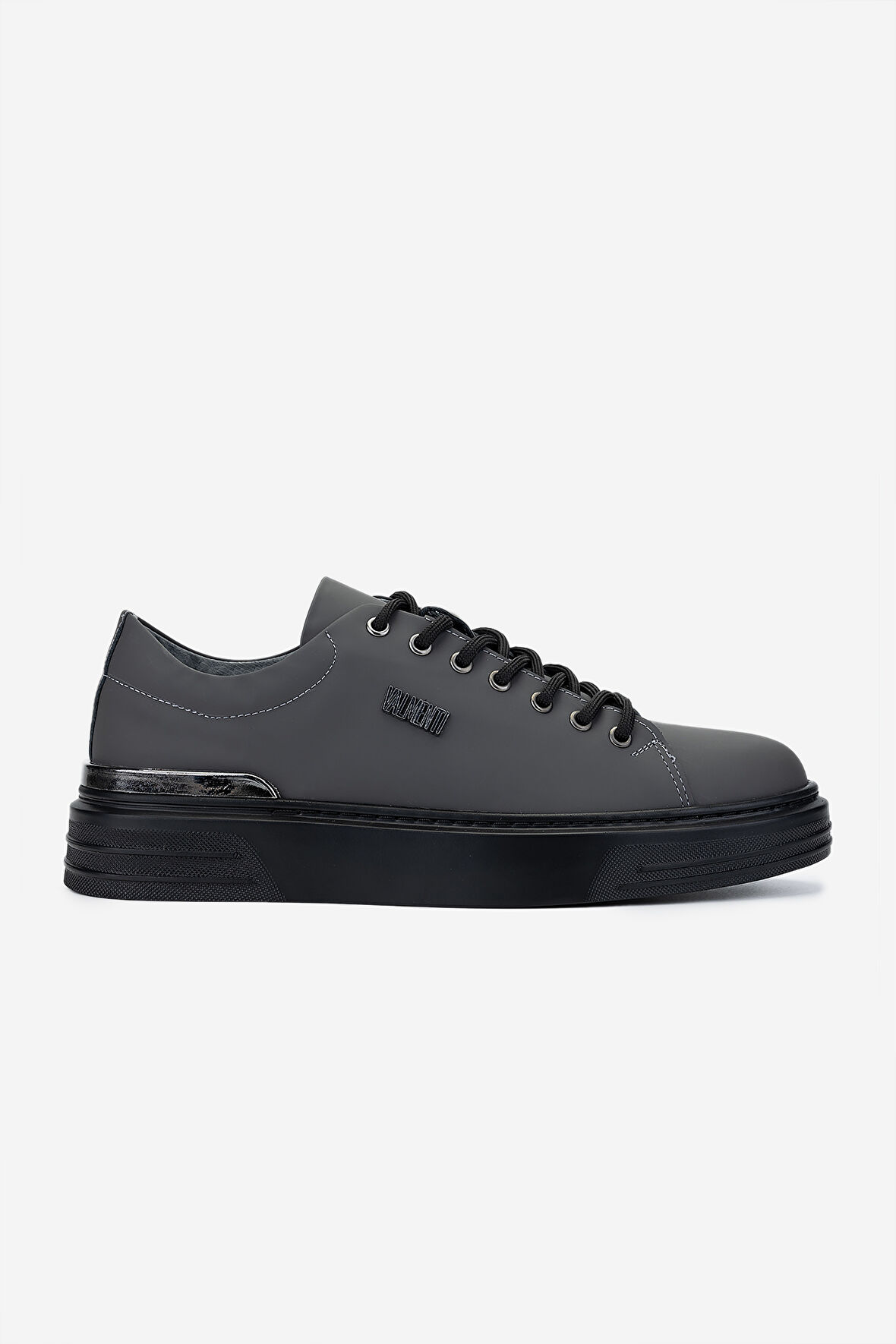 Valmenti Erkek Hakiki Deri Gri Sneakers & Spor Ayakkabı 352 21223 ERK AYK SK24-25 GRI MAT