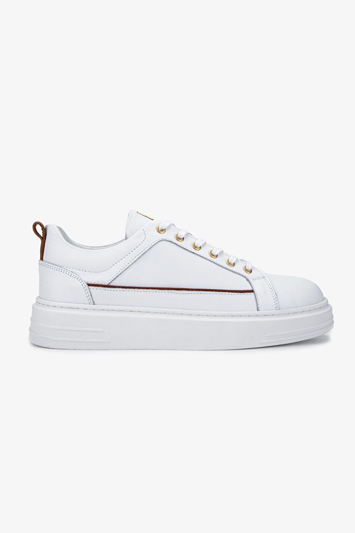 Valmenti Erkek Hakiki Deri Beyaz Sneakers & Spor Ayakkabı 352 21261 ERK AYK SK24-25 BEYAZ NAPPA