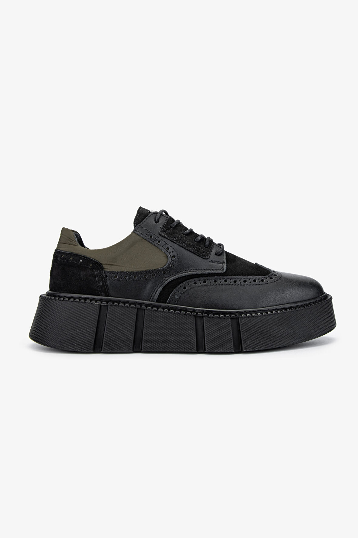 Valmenti Erkek Hakiki Deri Siyah Sneakers & Spor Ayakkabı 352 21273 ERK AYK SK24-25 SIYAH