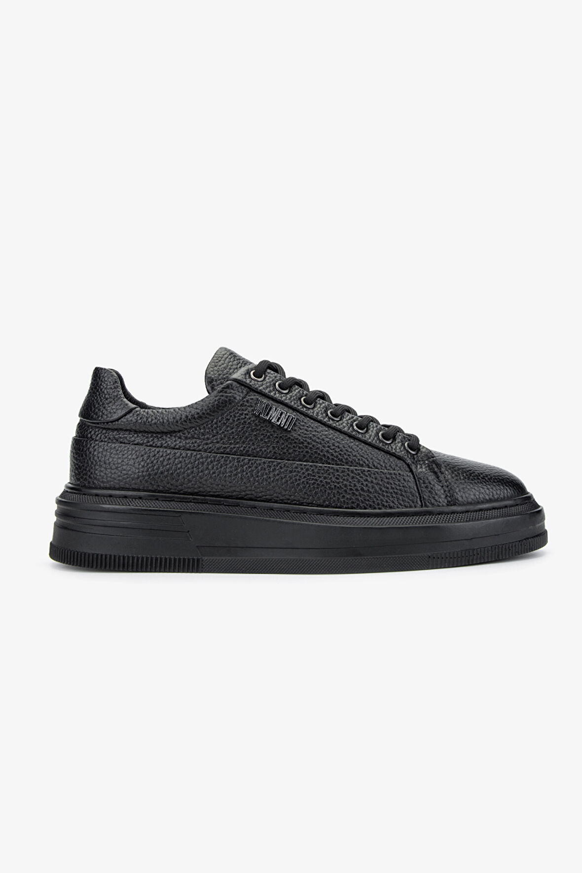 Valmenti Erkek Hakiki Deri Siyah Floter Sneakers & Spor Ayakkabı 352 21348 ERK AYK SK24-25 SIYAH FLTR
