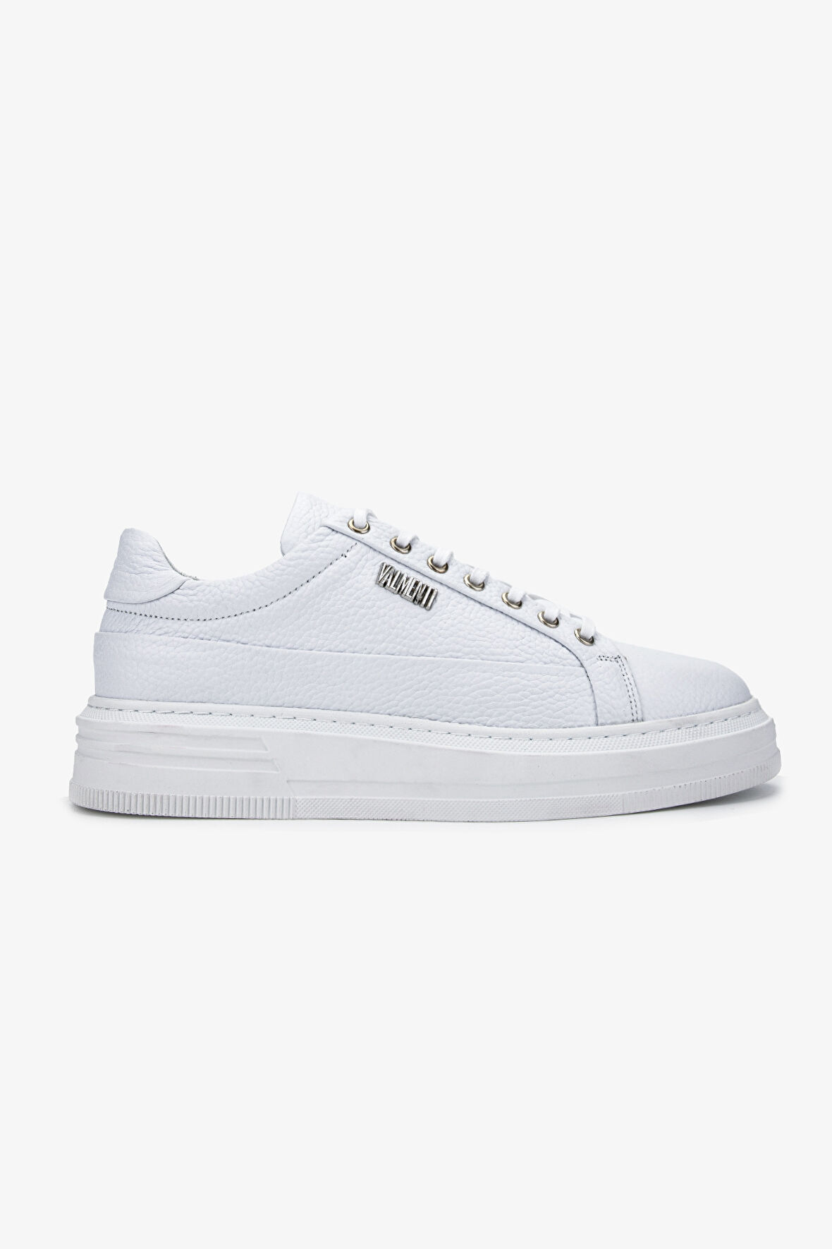 Valmenti Erkek Hakiki Deri Beyaz Sneakers & Spor Ayakkabı 352 21348 ERK AYK SK24-25 BEYAZ FLTR
