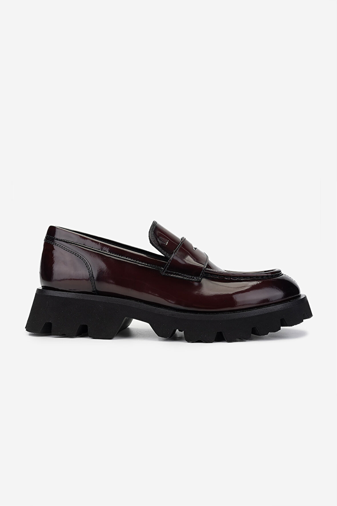 Valmenti Erkek Hakiki Deri Bordo Loafer Ayakkabı 381 20228 ERK AYK SK24-25 BORDO ACMA