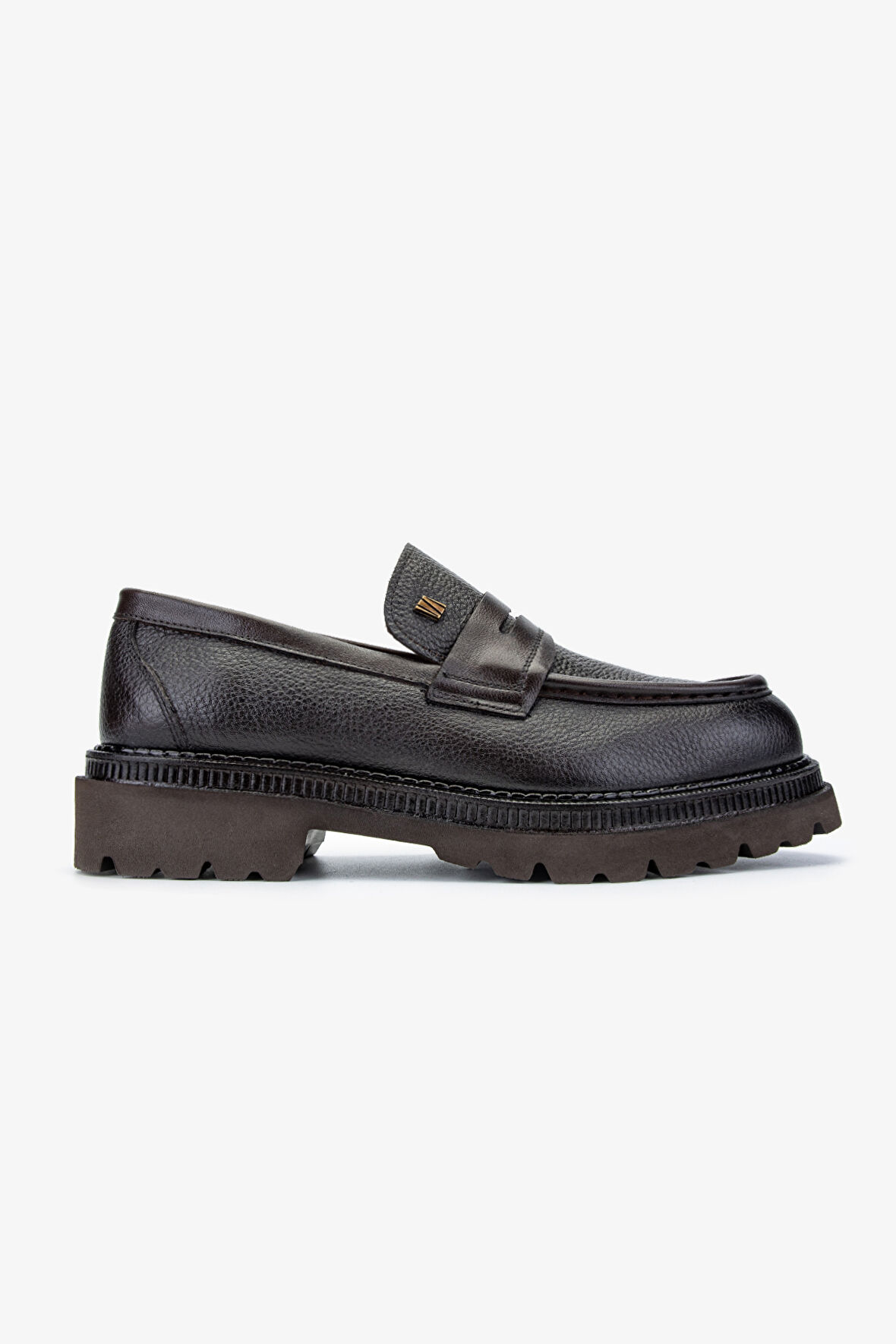 Valmenti Erkek Hakiki Deri Kahverengi Loafer Ayakkabı 771 504 ERK AYK SK24-25 KAHVE FLTR