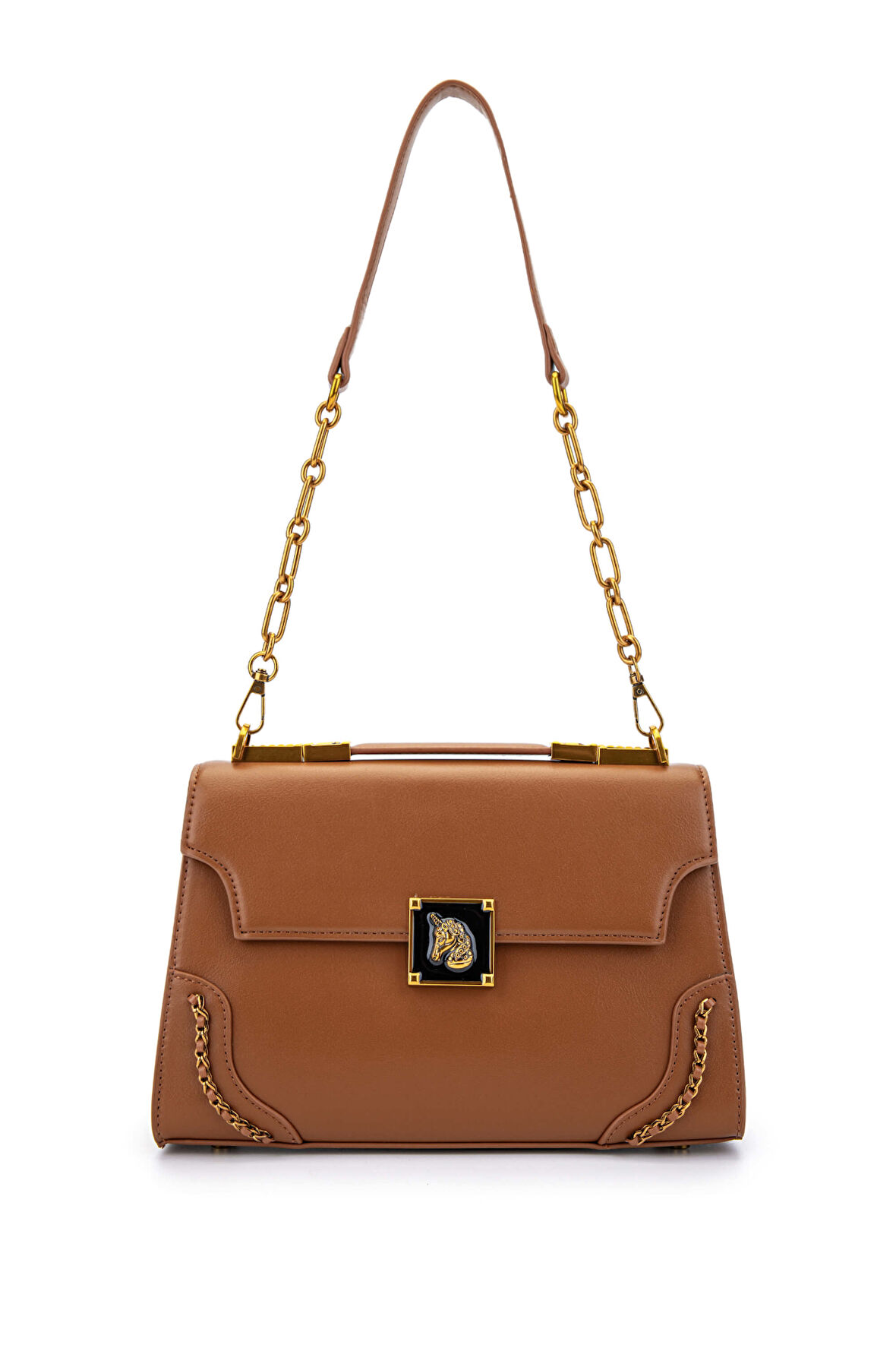 Tamer Tanca Kadın Vegan Camel Omuz Çanta 921 26926 BN CANTA SK24-25 CAMEL