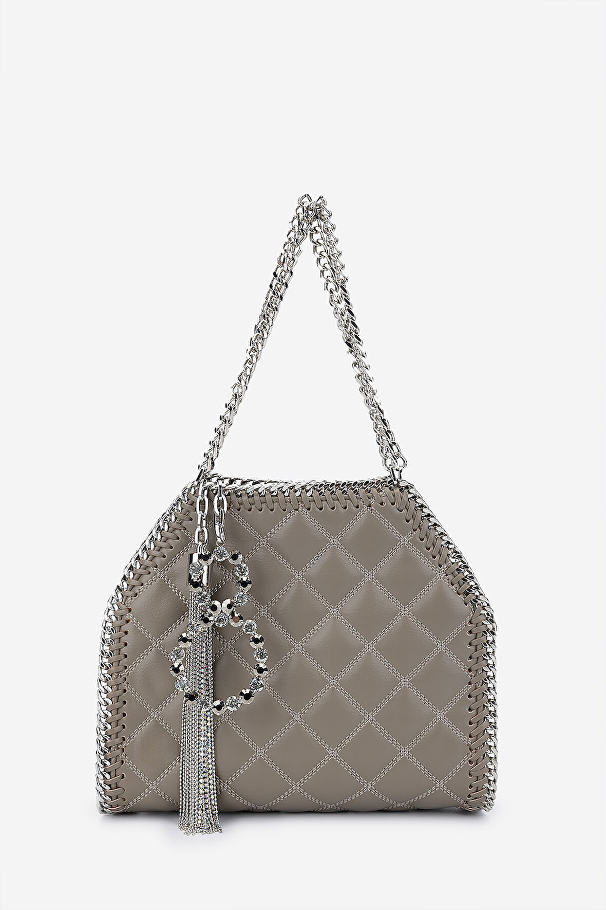 Valmenti Kadın Vegan Gri Omuz Çanta 921 26891 BN CANTA SK24-25 GRAY