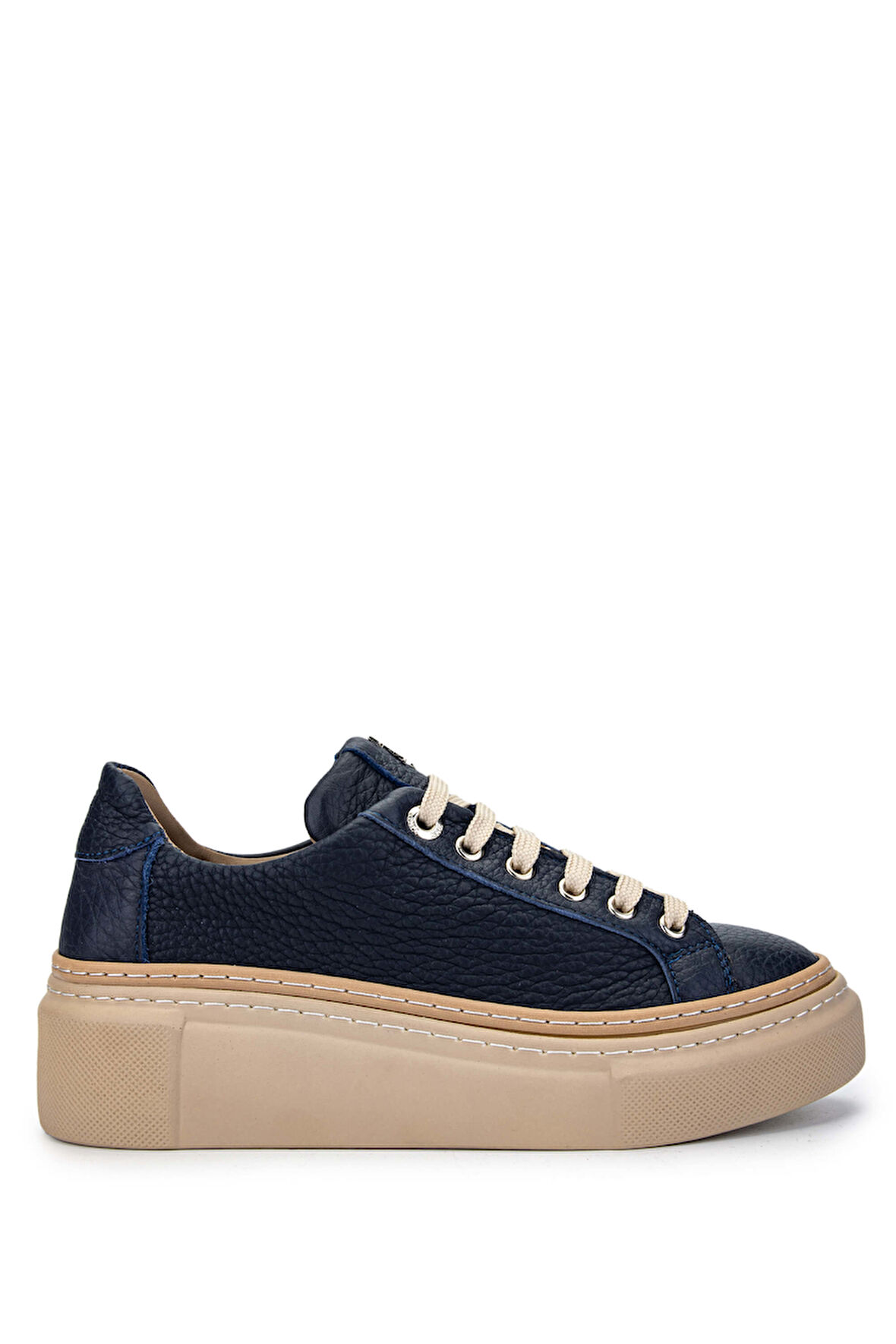 Tamer Tanca Kadın Hakiki Deri Lacivert Sneakers & Spor Ayakkabı 937 5022-09 BN AYK Y23 LACI FLOTER
