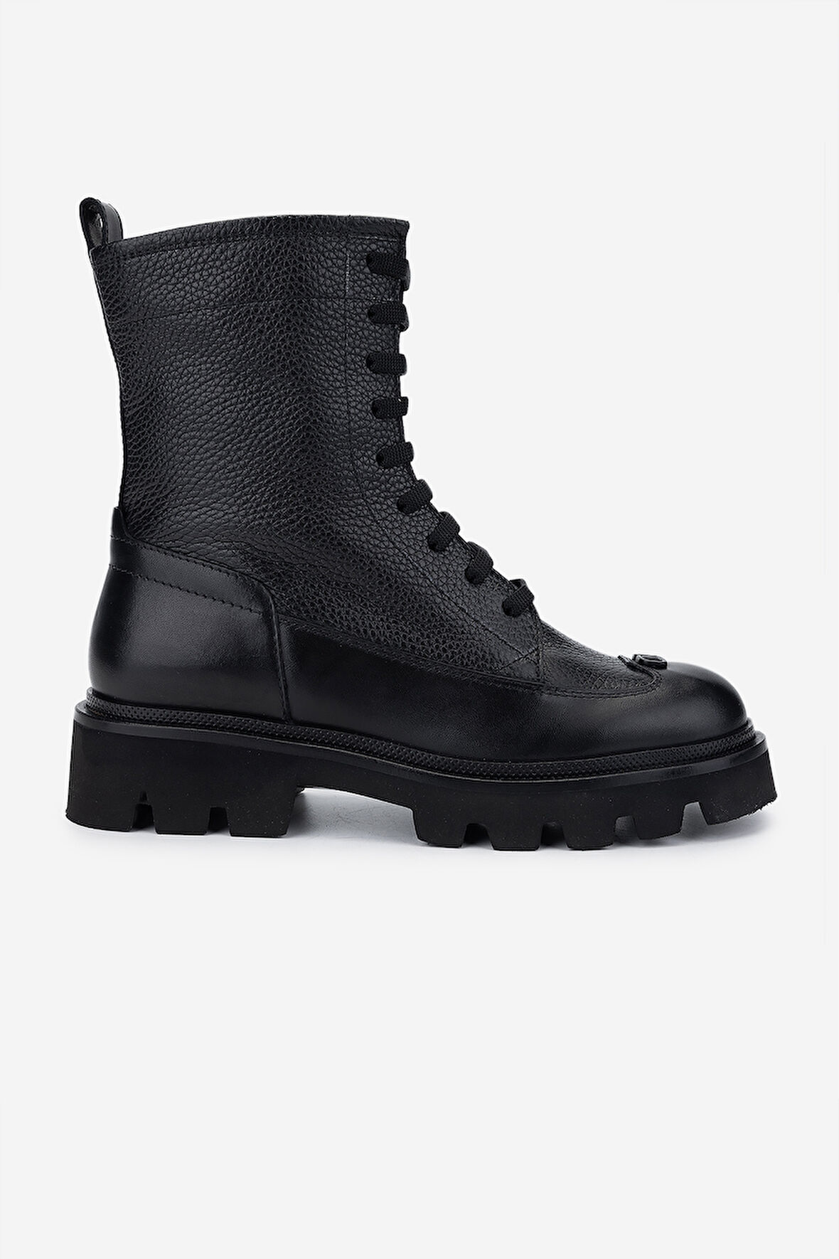 Valmenti Kadın Hakiki Deri Siyah Casual Bot 1046 22530 BN BOT SK24-25 SYH DR/SYH FLTR