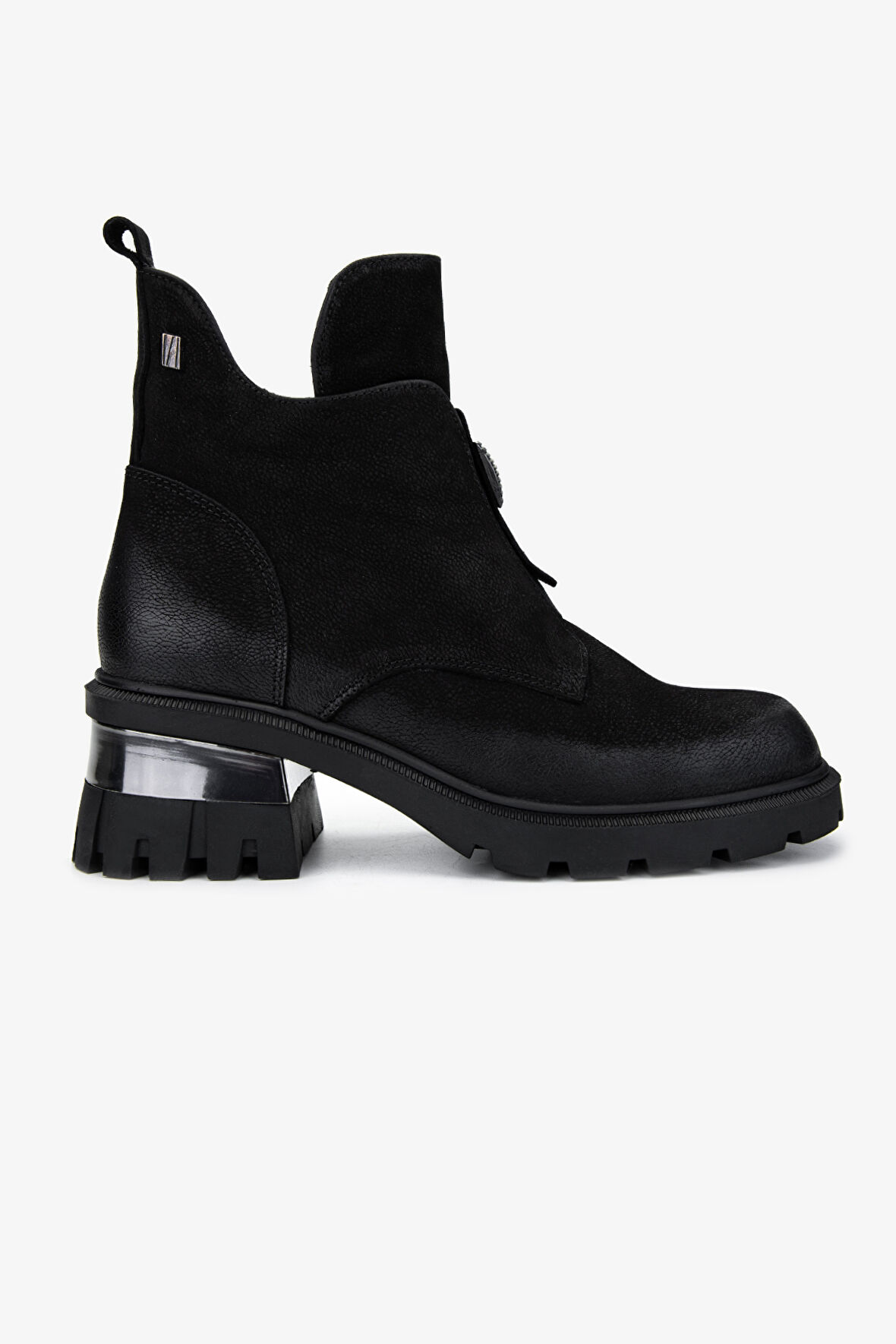 Valmenti Kadın Hakiki Deri Siyah Nubuk Casual Bot 322 2353905 BN BOT SK24-25 SIYAH NBK