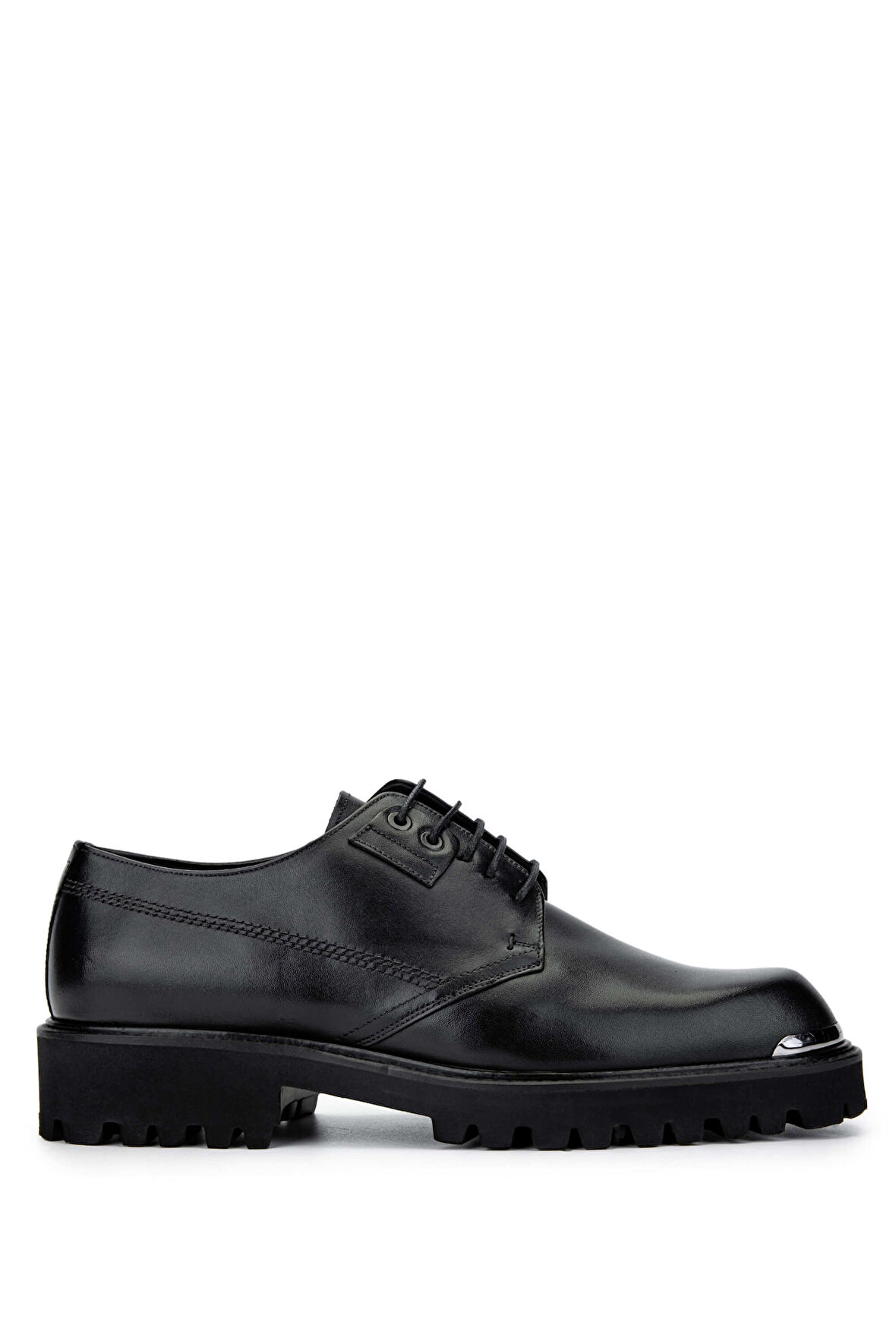 Tamer Tanca Erkek Hakiki Deri Siyah Analin Casual Ayakkabı 183 28856 ERK AYK SK24-25 SIYAH ANL