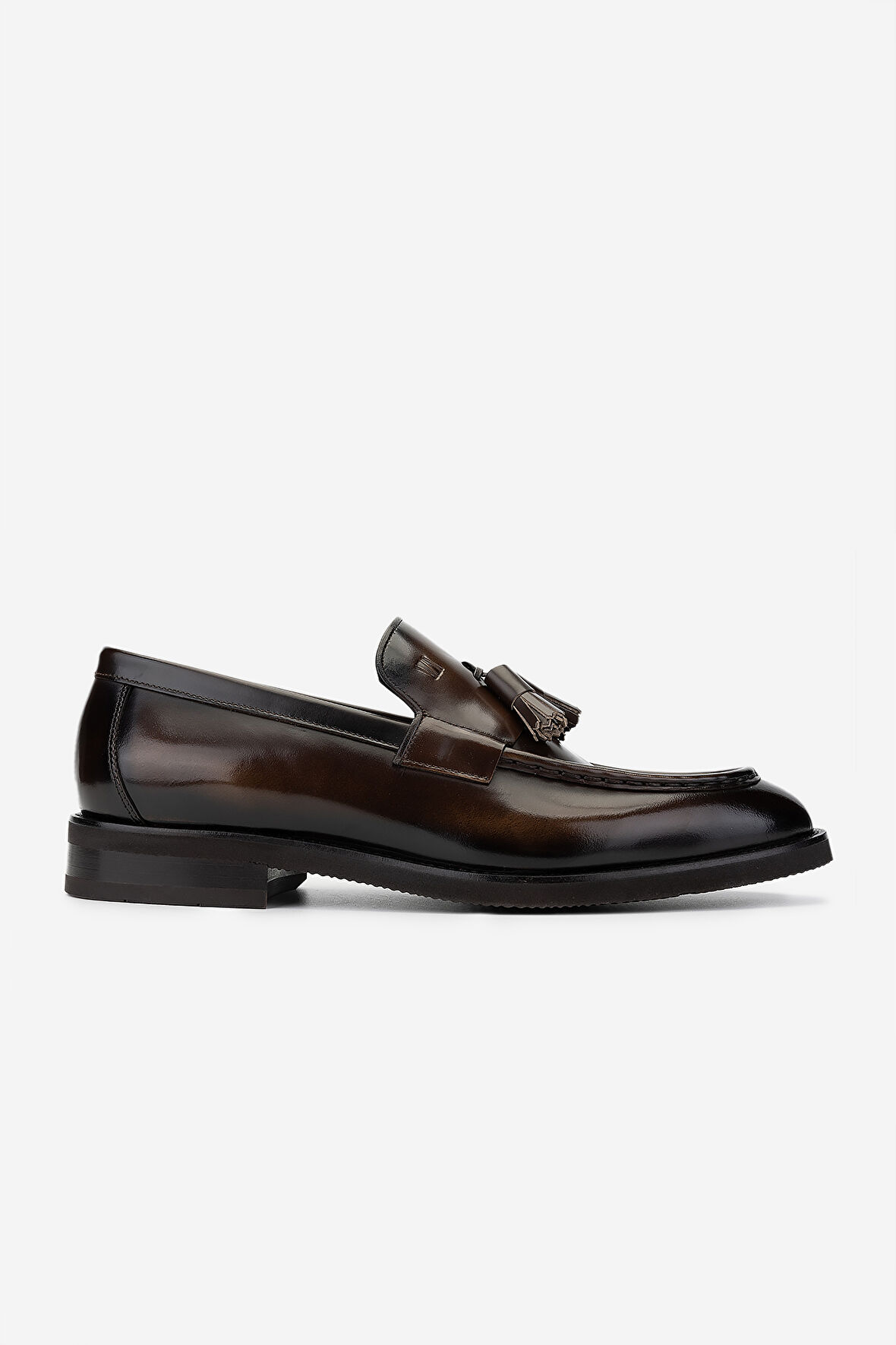 Valmenti Erkek Hakiki Deri Kahverengi Loafer Ayakkabı 342 BRN8753 ERK AYK SK24-25 KAHVE DANTE