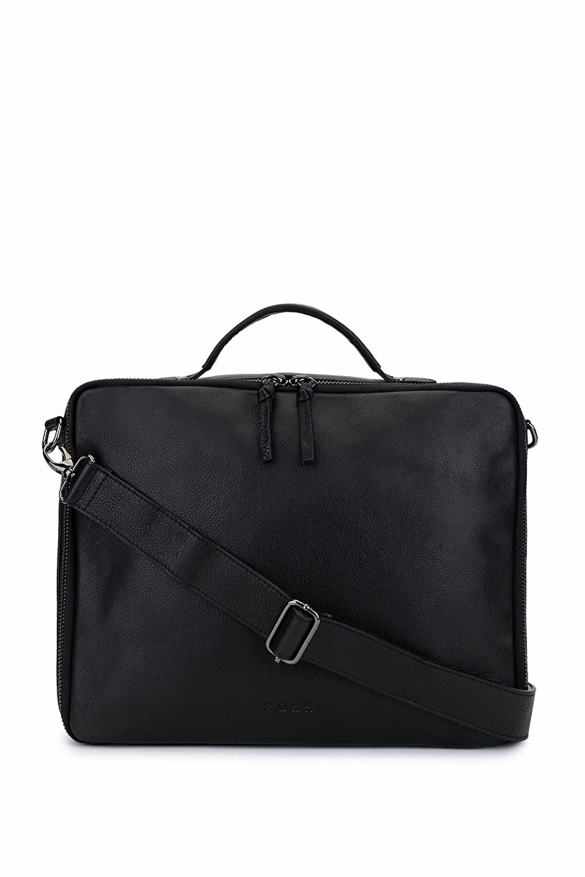 Bruno Rossi Bag Erkek Hakiki Deri Siyah Evrak Çantası 1048 330 ERK CANTA SK24-25 NERO