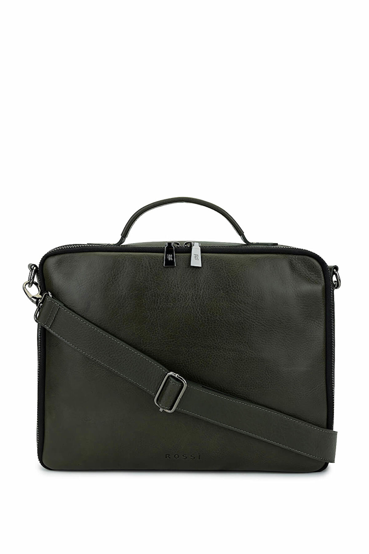 Bruno Rossi Bag Erkek Hakiki Deri Yeşil Evrak Çantası 1048 330 ERK CANTA SK24-25 VERDE