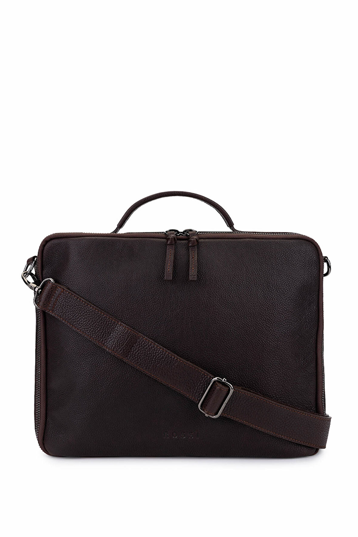 Bruno Rossi Bag Erkek Hakiki Deri Kahverengi Evrak Çantası 1048 330 ERK CANTA SK24-25 COFFEE