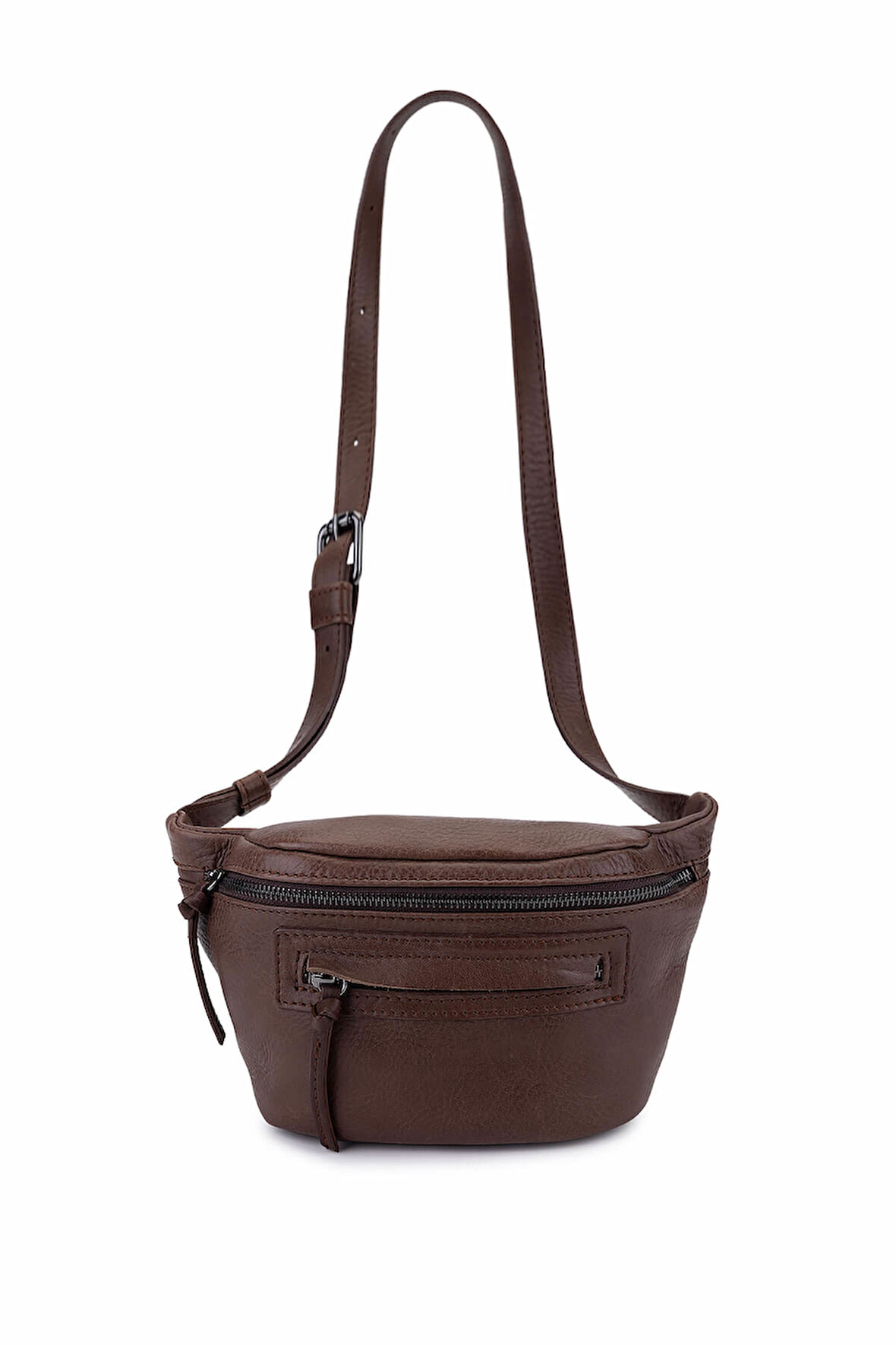 Bruno Rossi Bag Erkek Hakiki Deri Kahverengi Bel Çantası 1048 260 ERK CANTA SK24-25 COFFEE