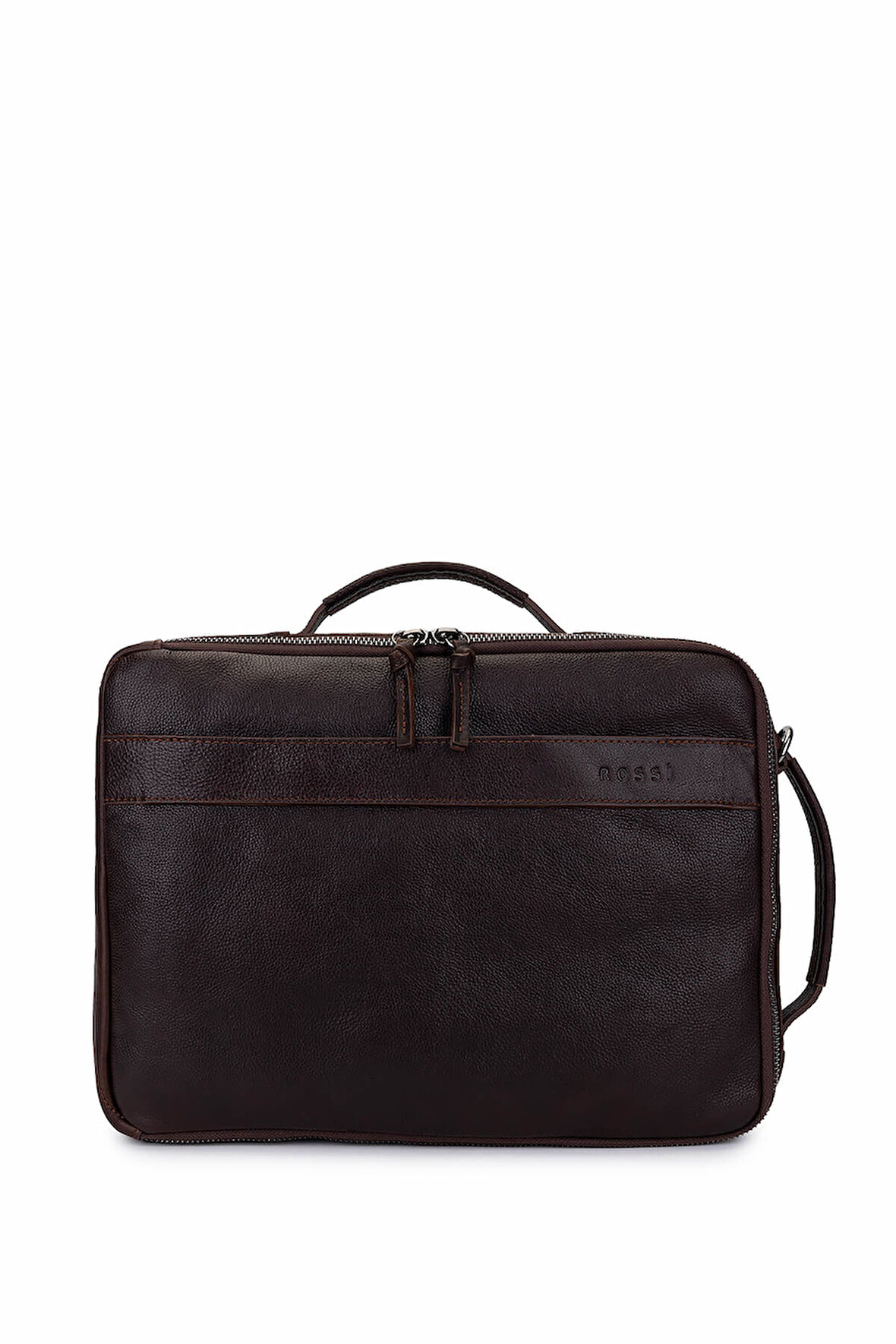 Bruno Rossi Bag Erkek Hakiki Deri Kahverengi Sırt Çantası 1048 331 ERK CANTA SK24-25 COFFEE