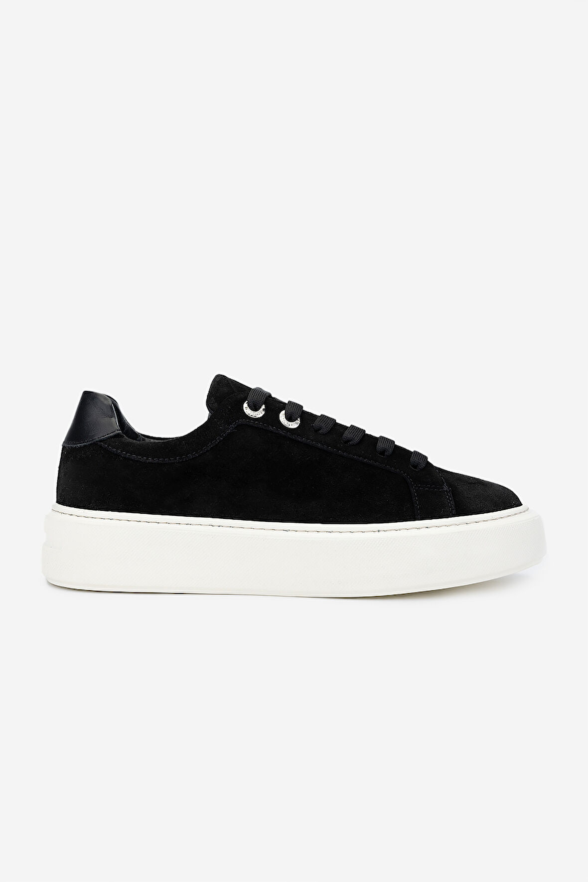 Valmenti Kadın Siyah Süet Sneakers & Spor Ayakkabı 1050 01 BN AYK SK24-25 SIYAH SUET