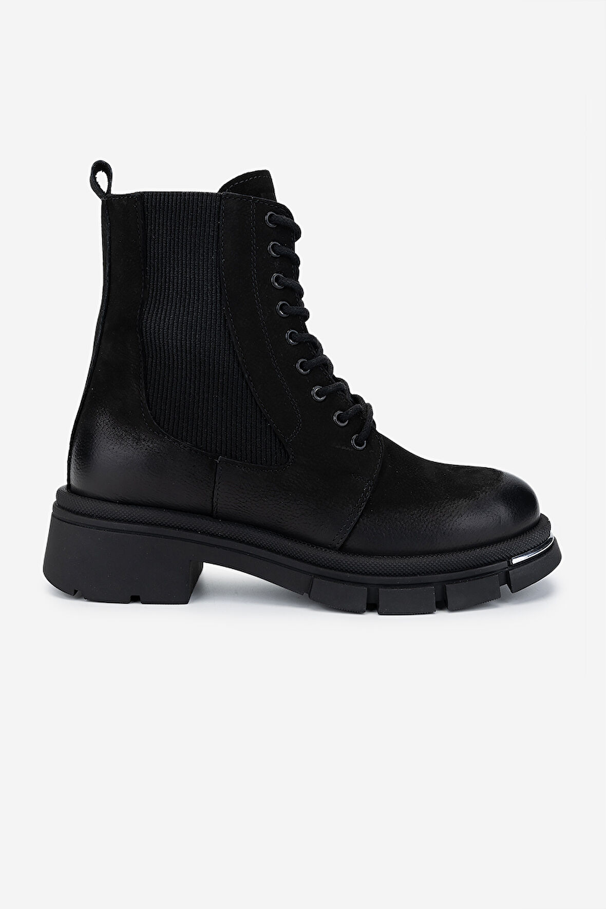 Valmenti Kadın Hakiki Deri Siyah Nubuk Casual Bot 599 05 BN BOT SK24-25 SIYAH NBK