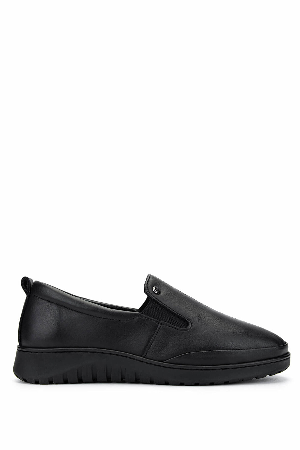 Tamer Tanca Kadın Hakiki Deri Siyah Deri Casual Ayakkabı 1053 25 BN AYK SK24-25 SIYAH DR