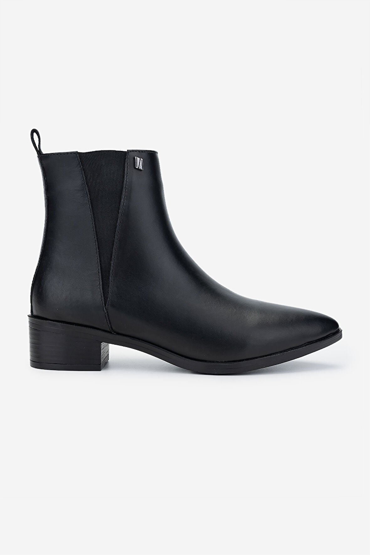 Valmenti Kadın Siyah Deri Topuklu Bot 1054 12 BN BOT SK24-25 SIYAH DR