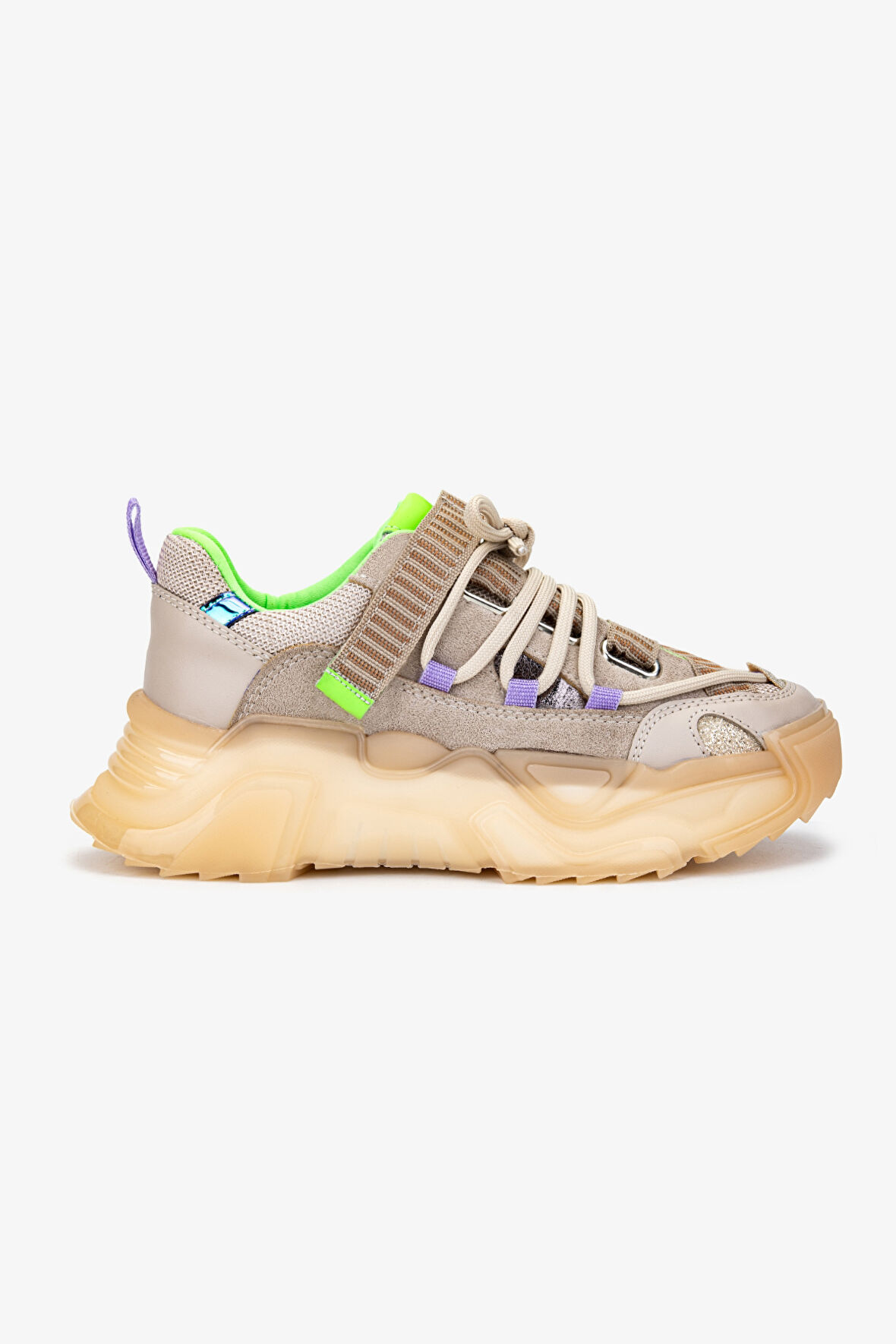 Valmenti Kadın Sneakers & Spor Ayakkabı 1056 308-60127 BN AYK SK24-25 BEJ MULTI