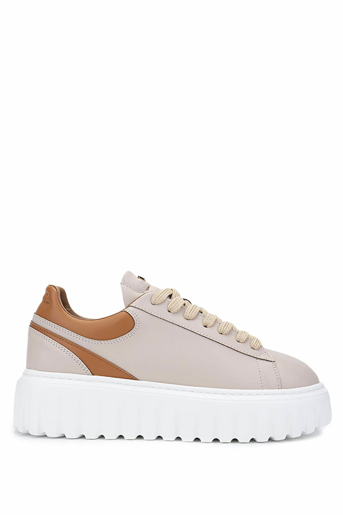Tamer Tanca Kadın Deri /Suni Nude Sneakers & Spor Ayakkabı 1009 05 BN AYK SK24-25 NUDE CILT/TB CILT