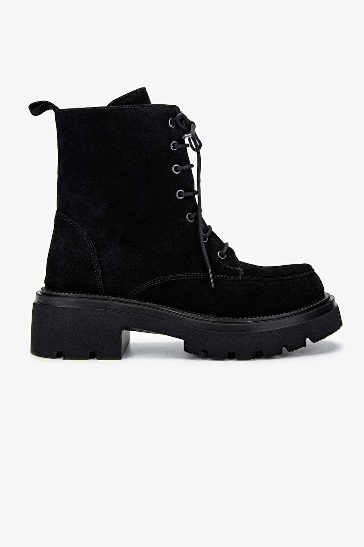 Valmenti Kadın Siyah Süet Casual Bot 1078 25040 BN BOT SK24-25 SIYAH SUET