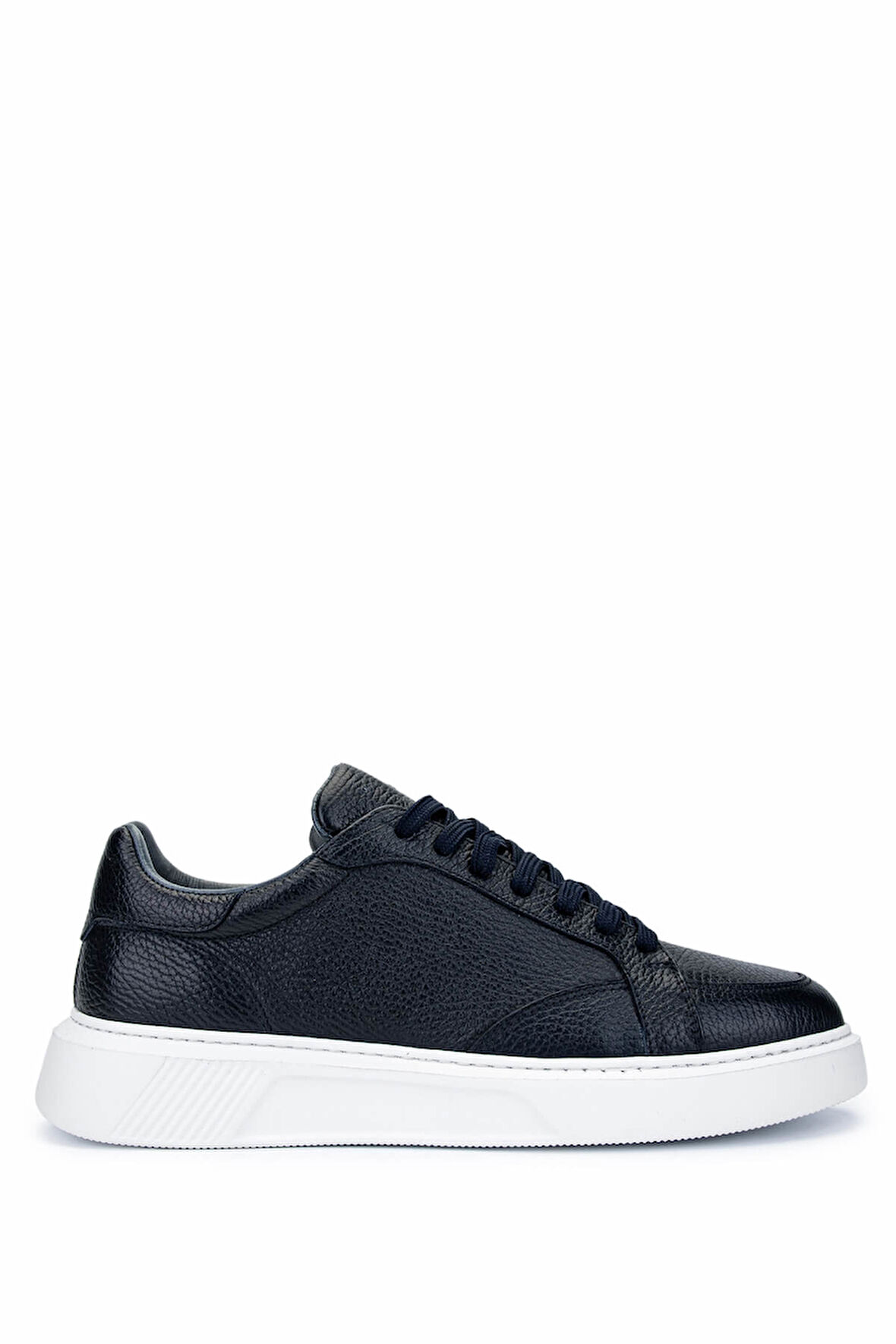 Tamer Tanca Erkek Hakiki Deri Lacivert Sneakers & Spor Ayakkabı 04 3522 ERK AYK SK24-25 LACI FLTR