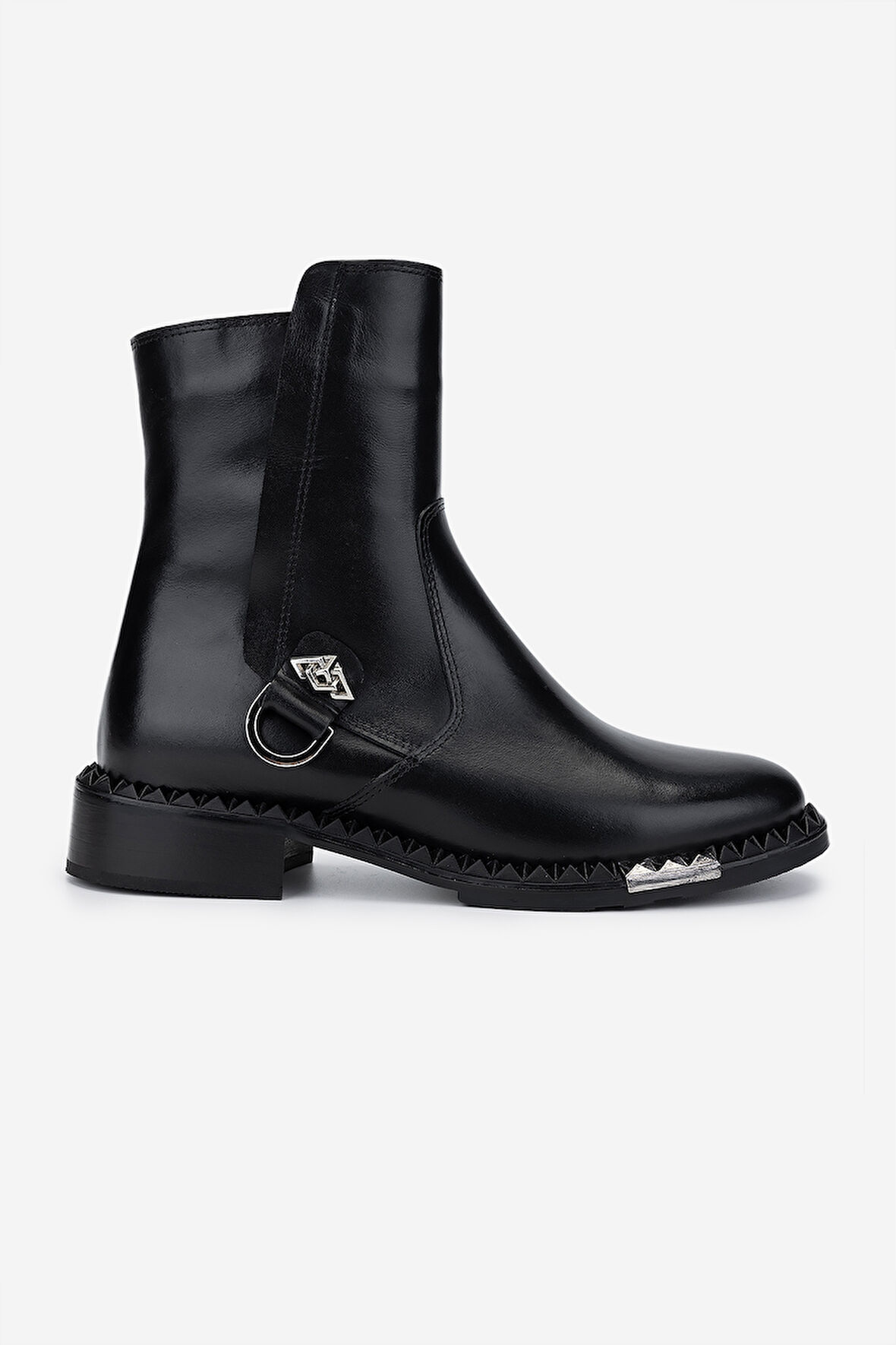 Valmenti Kadın Hakiki Deri Siyah Deri Düz Bot 33 7530 BN BOT SK24-25 SIYAH DR