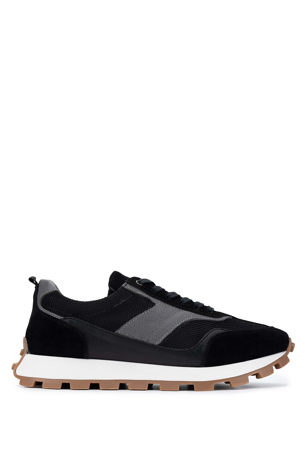 Tamer Tanca Erkek Deri & Tekstil Siyah Sneakers & Spor Ayakkabı 1084 7004 ERK AYK SK24-25 SIYAH