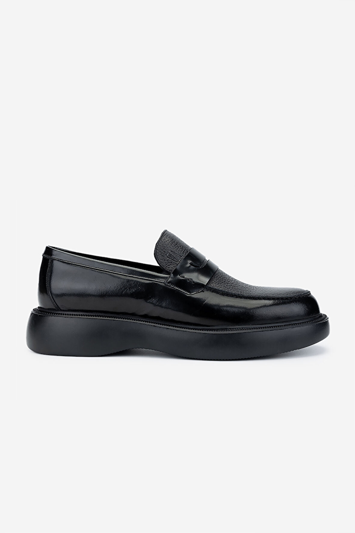 Valmenti Erkek Hakiki Deri Siyah Loafer Ayakkabı 722 9528 ERK AYK SK24-25 SIYAH