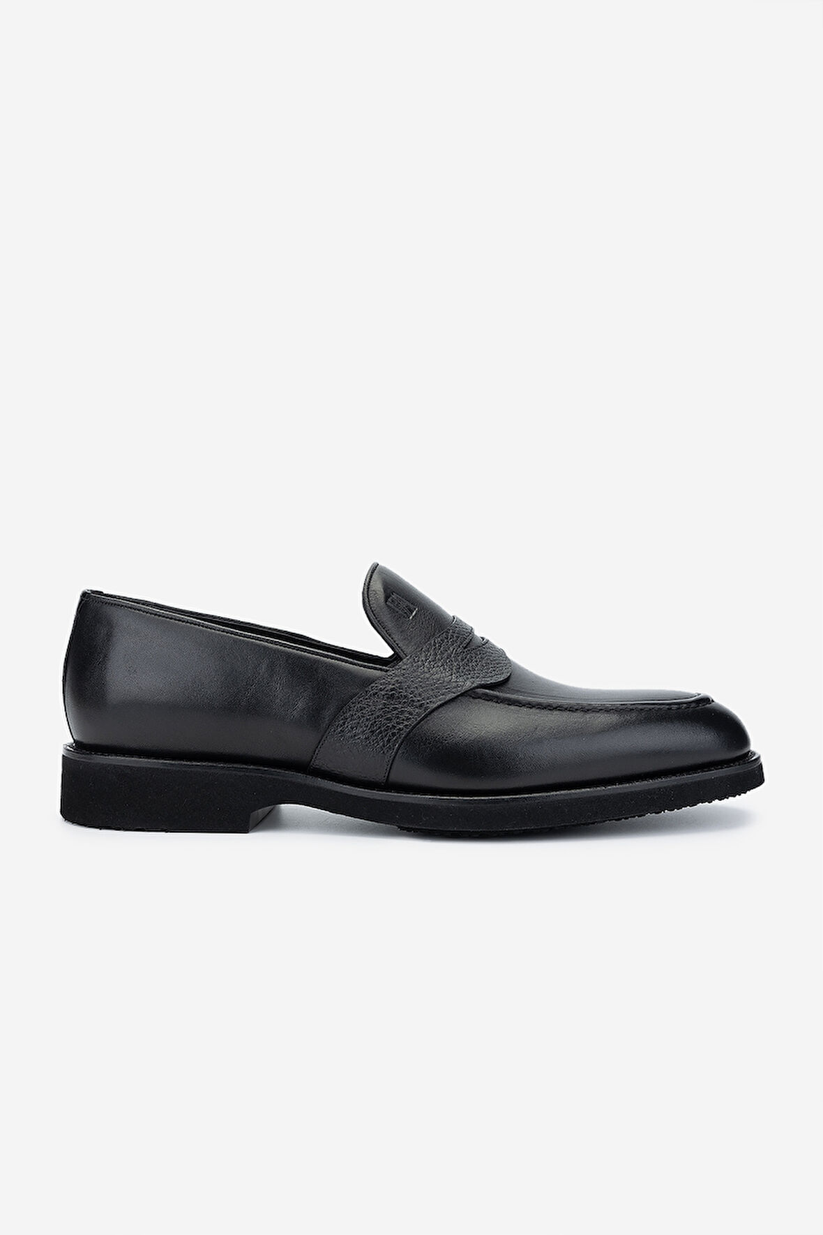 Valmenti Erkek Hakiki Deri Siyah Loafer Ayakkabı 722 21816 ERK AYK SK24-25 SIYAH